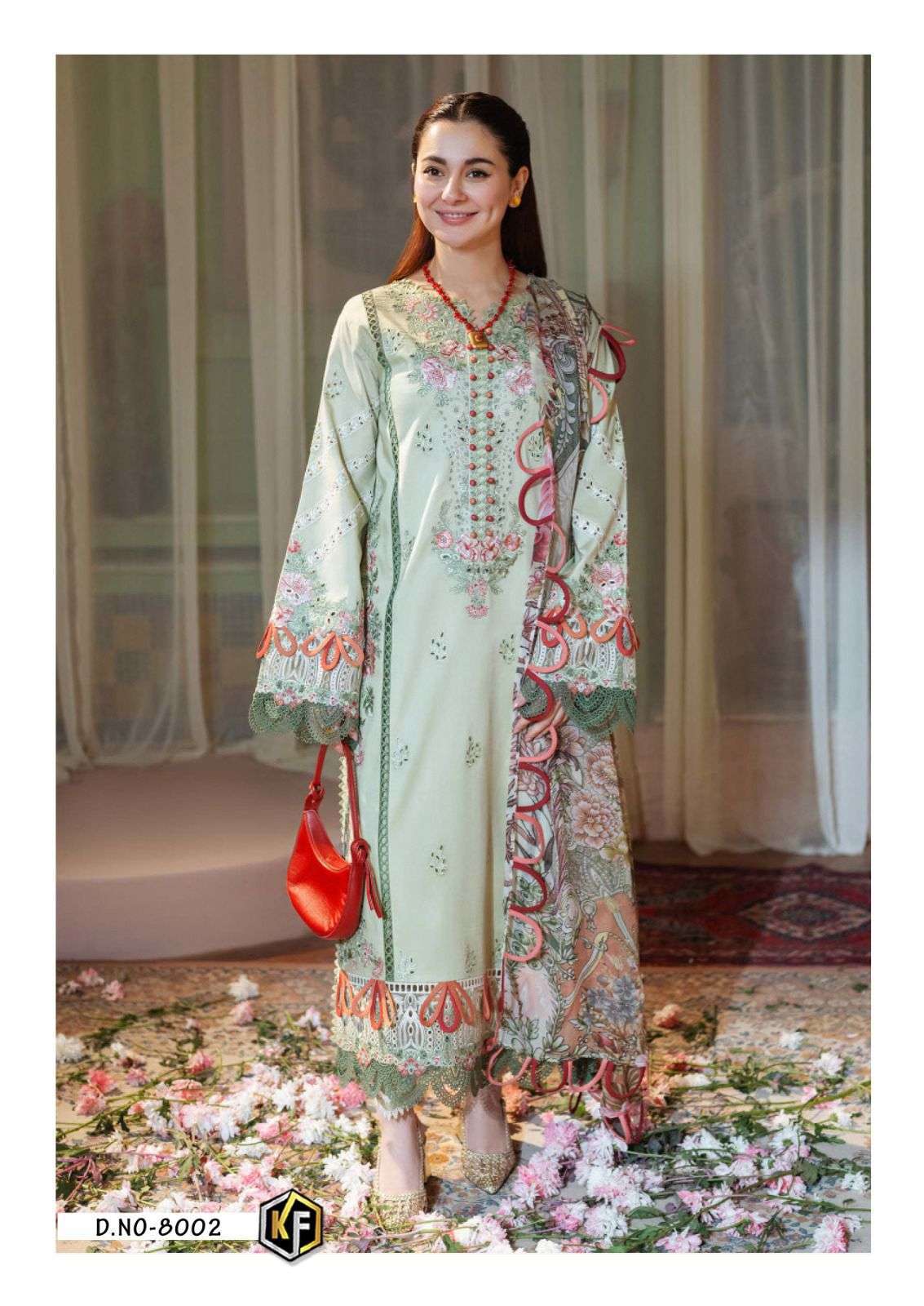 KEVAL FAB SOHA NAZIR VOL 8 COTTON DIGITAL KARACHI PRINT SUIT