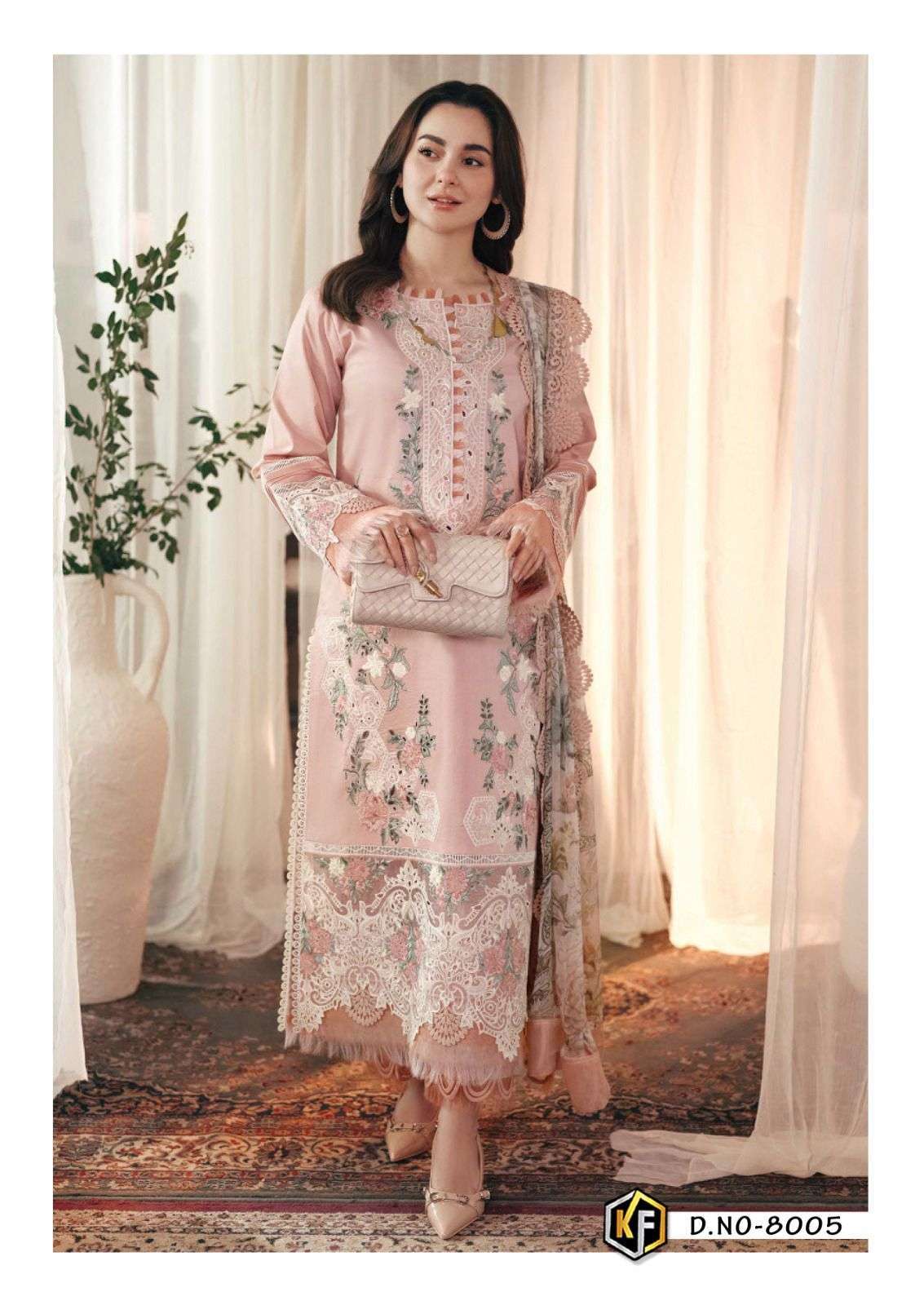 KEVAL FAB SOHA NAZIR VOL 8 COTTON DIGITAL KARACHI PRINT SUIT