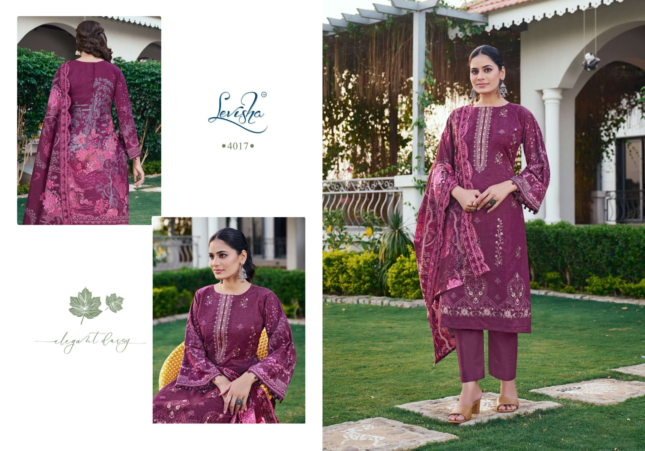 LEVISHA RIYASAT LAWN COTTON DIGITAL PAKISTANI PRINT WITH WORK SUIT