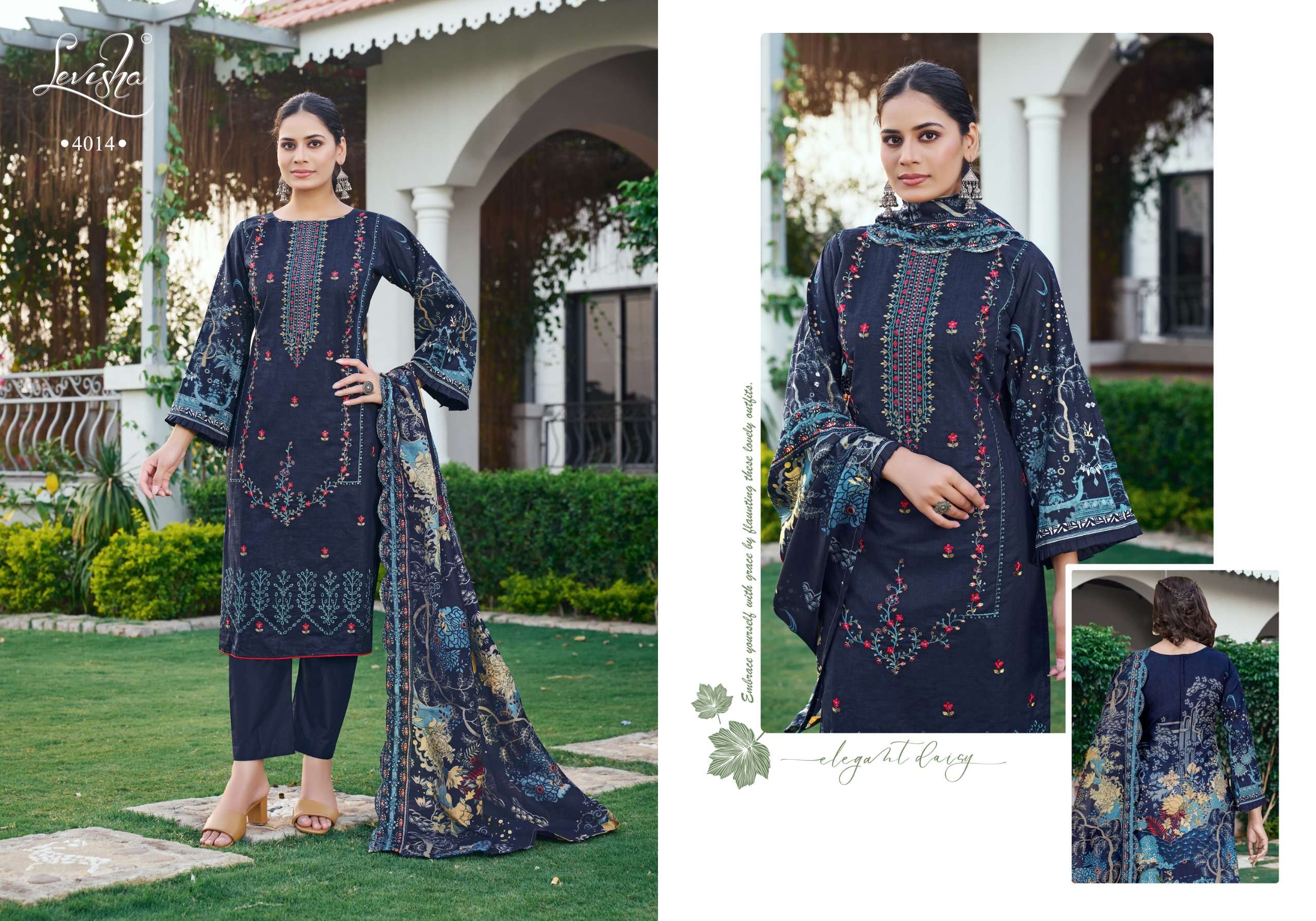 LEVISHA RIYASAT LAWN COTTON DIGITAL PAKISTANI PRINT WITH WORK SUIT