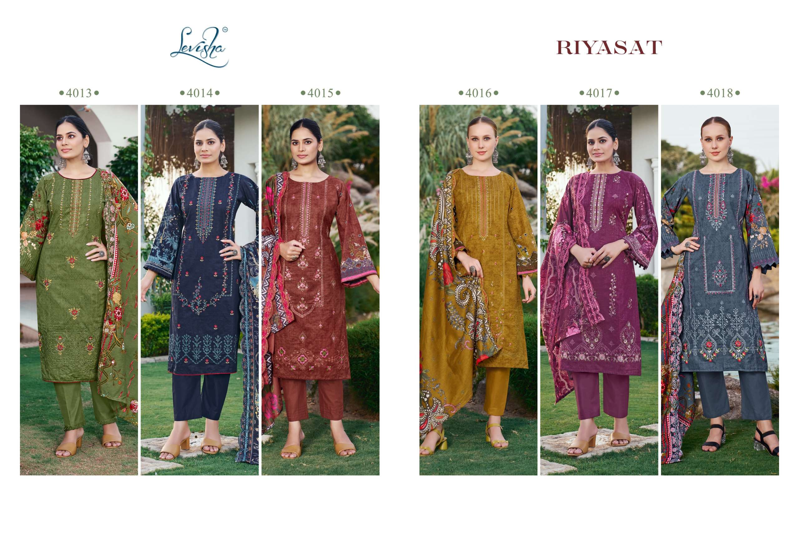 LEVISHA RIYASAT LAWN COTTON DIGITAL PAKISTANI PRINT WITH WORK SUIT