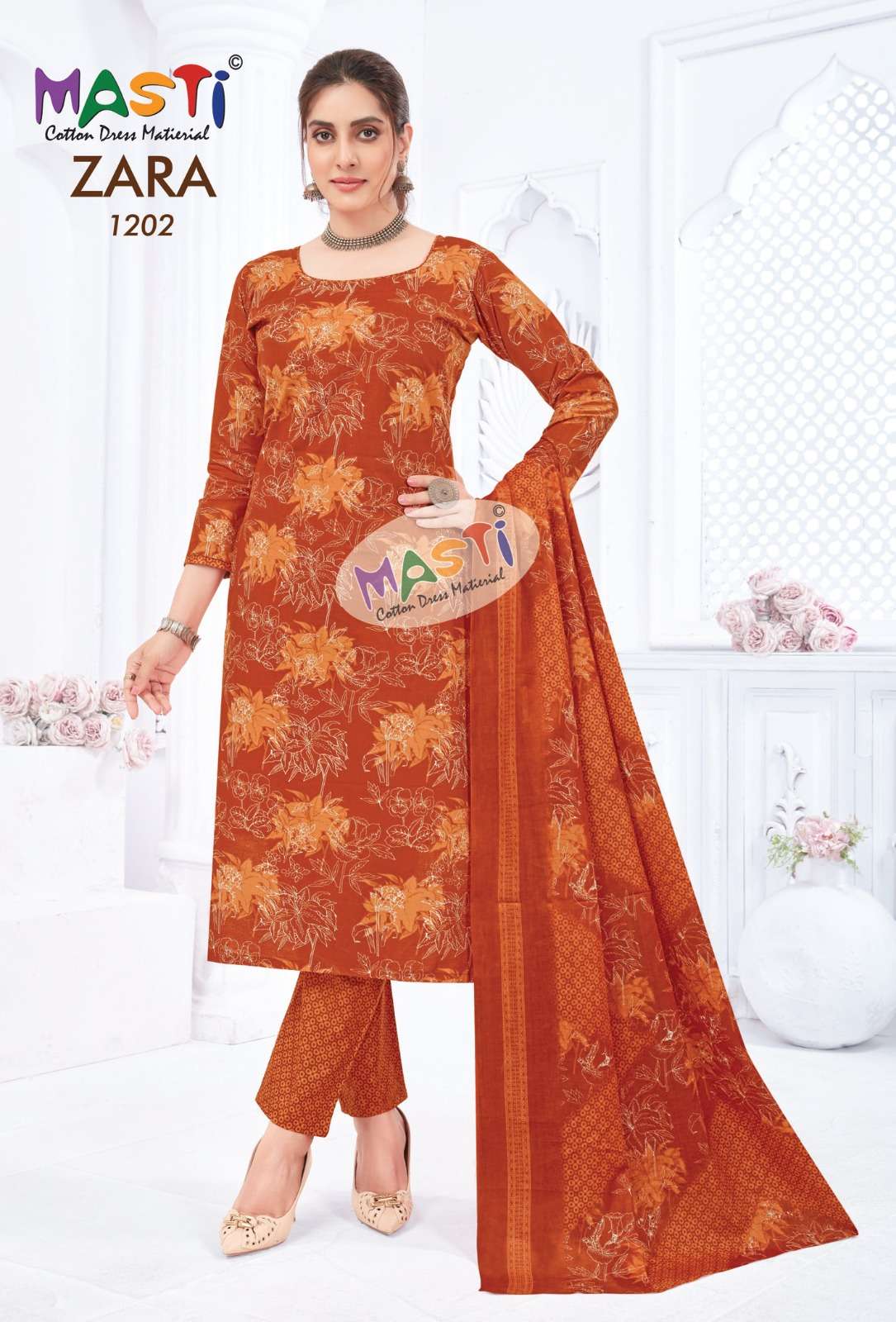 MASTI ZARA VOL 12 COTTON PRINT DRESS MATERIAL