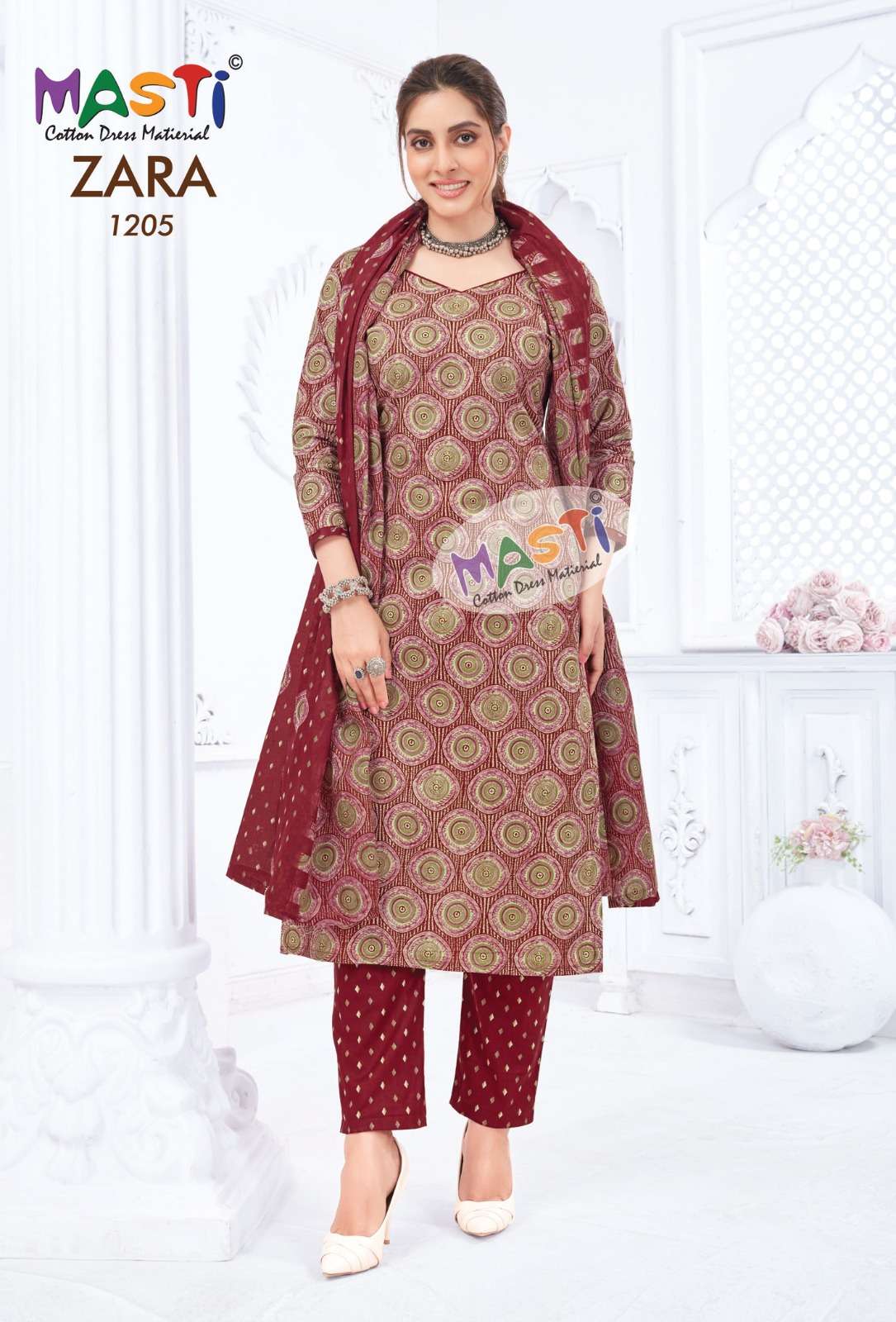 MASTI ZARA VOL 12 COTTON PRINT DRESS MATERIAL