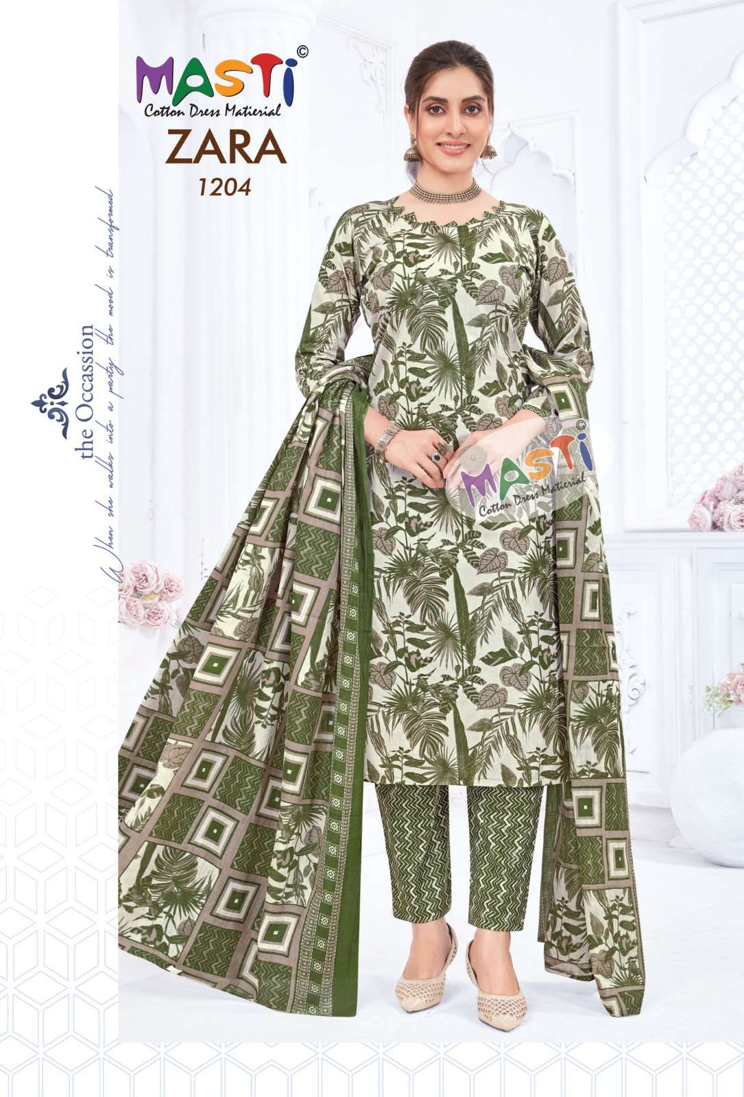 MASTI ZARA VOL 12 COTTON PRINT DRESS MATERIAL