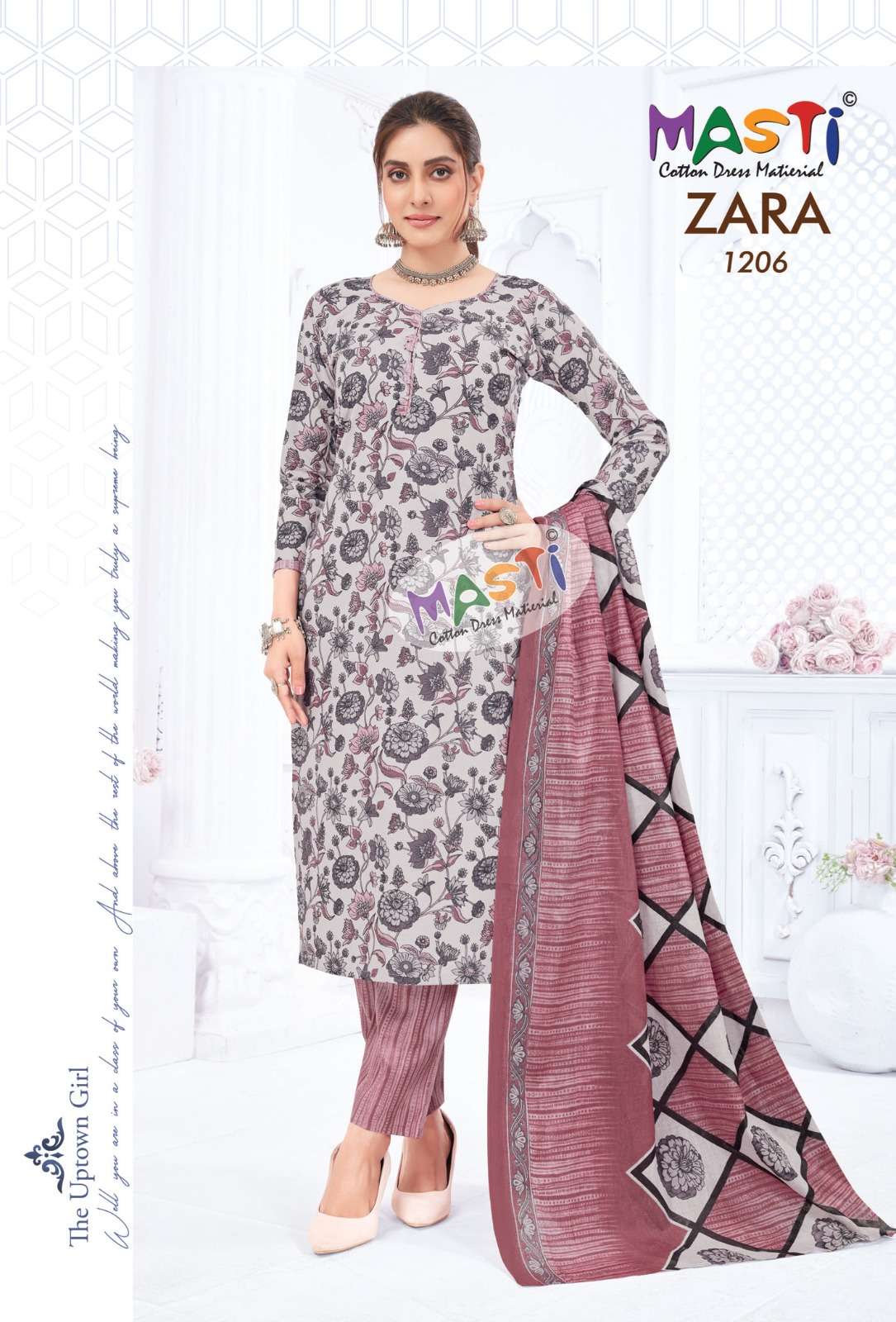 MASTI ZARA VOL 12 COTTON PRINT DRESS MATERIAL