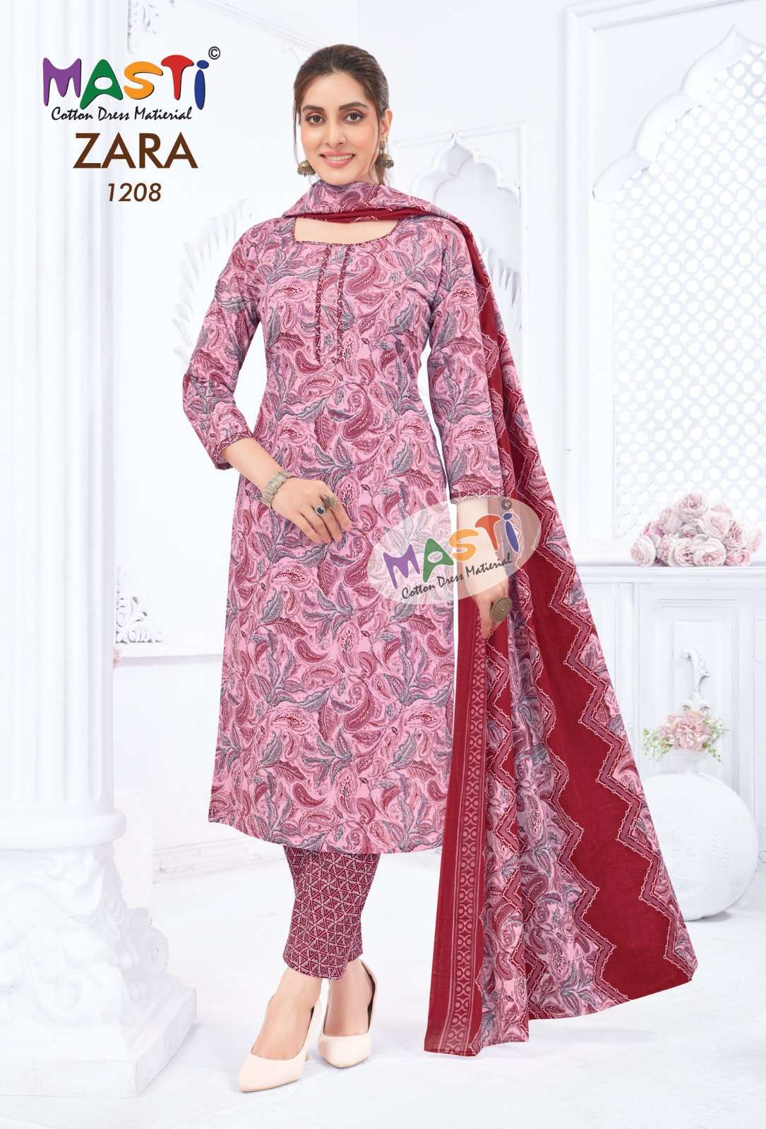 MASTI ZARA VOL 12 COTTON PRINT DRESS MATERIAL