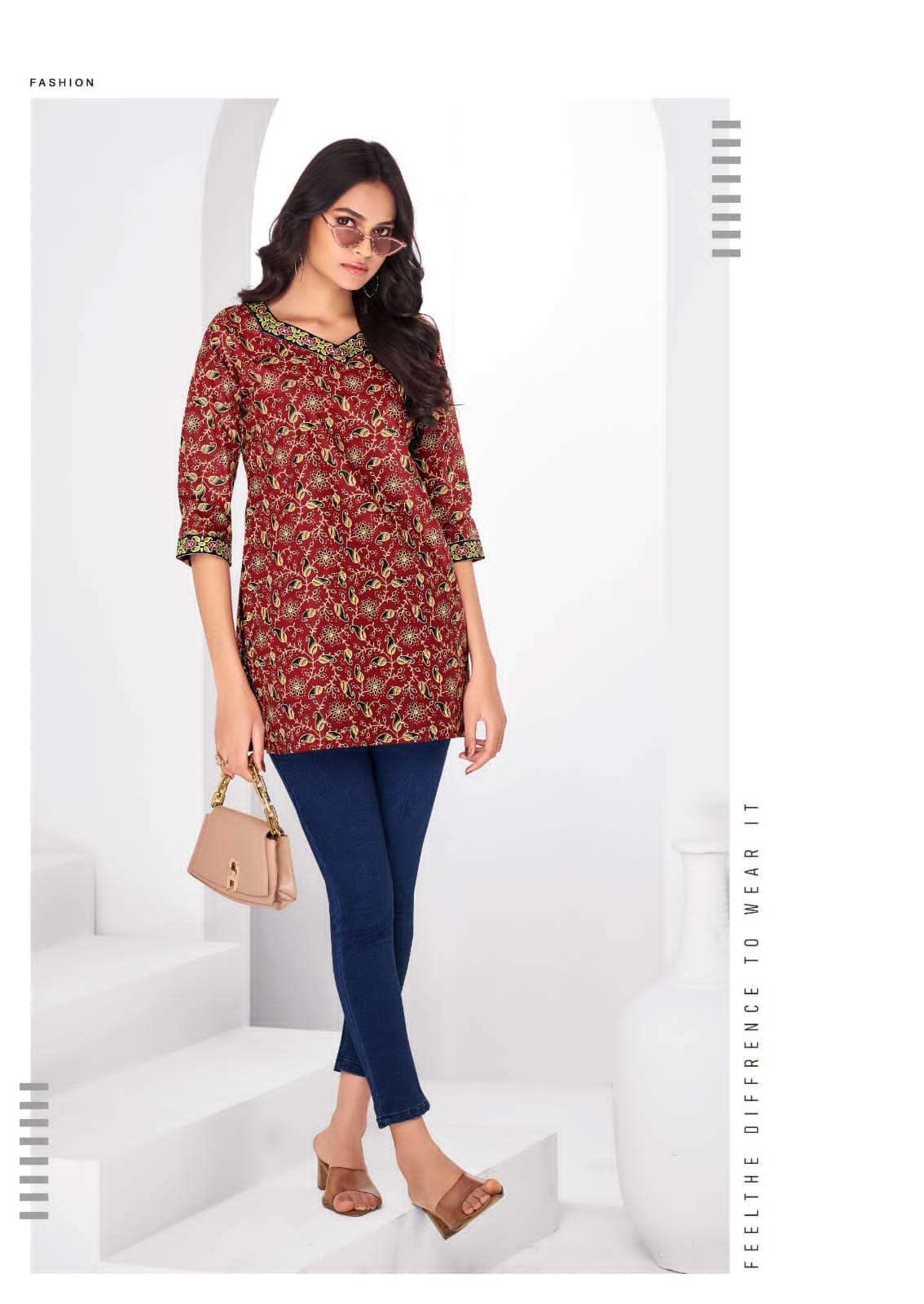 MAYUR CREATION CRYSTAL VOL 4 FANCY SUMMER WEAR SHORT KURTI