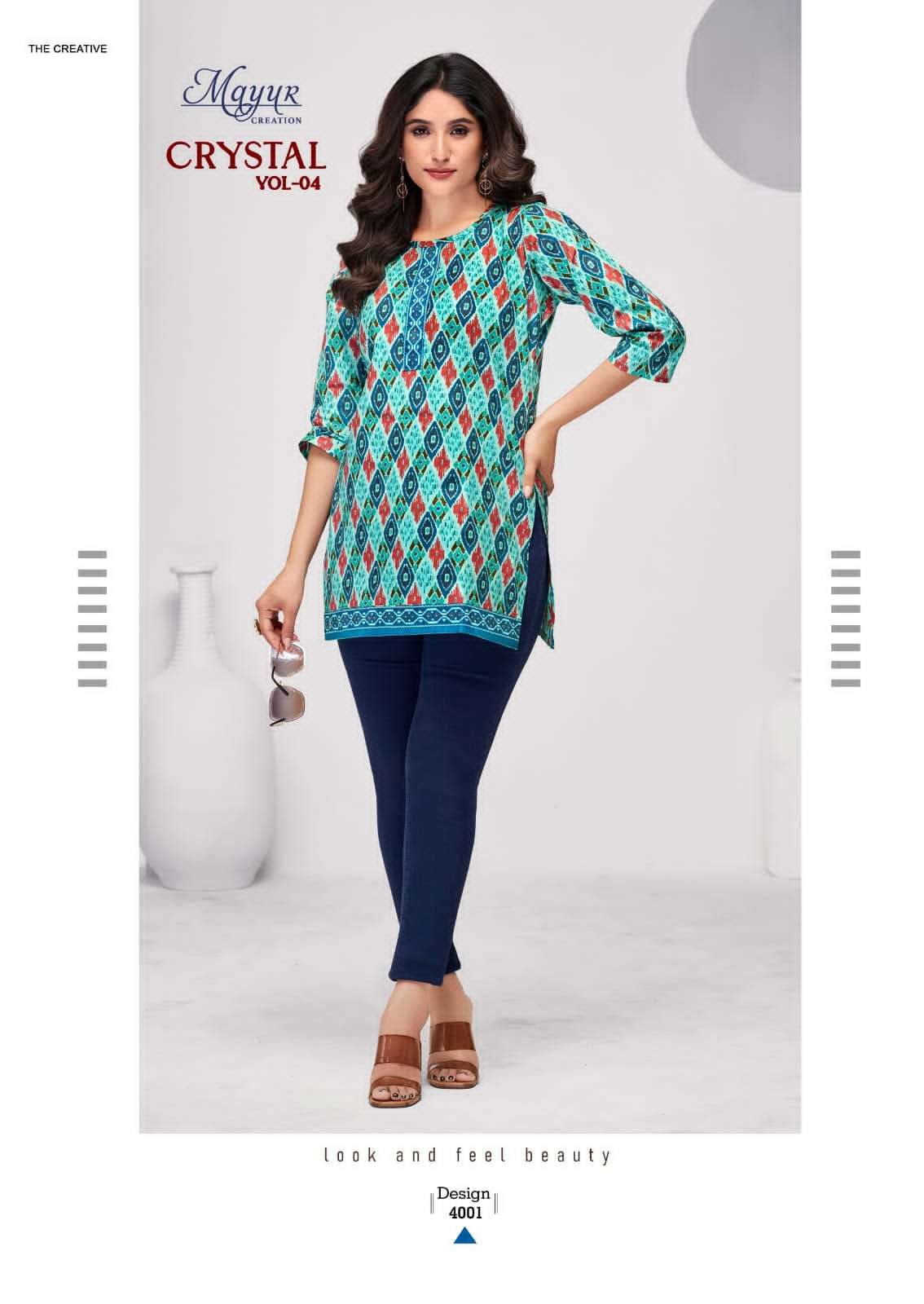 MAYUR CREATION CRYSTAL VOL 4 FANCY SUMMER WEAR SHORT KURTI