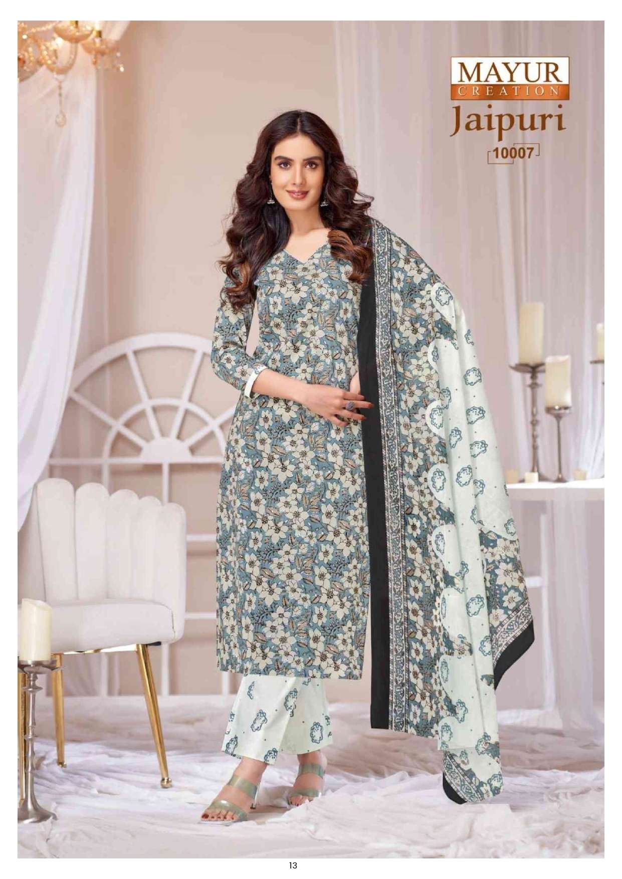 MAYUR CREATION JAIPURI VOL 10 COTTON PRINT SALWAR SUIT