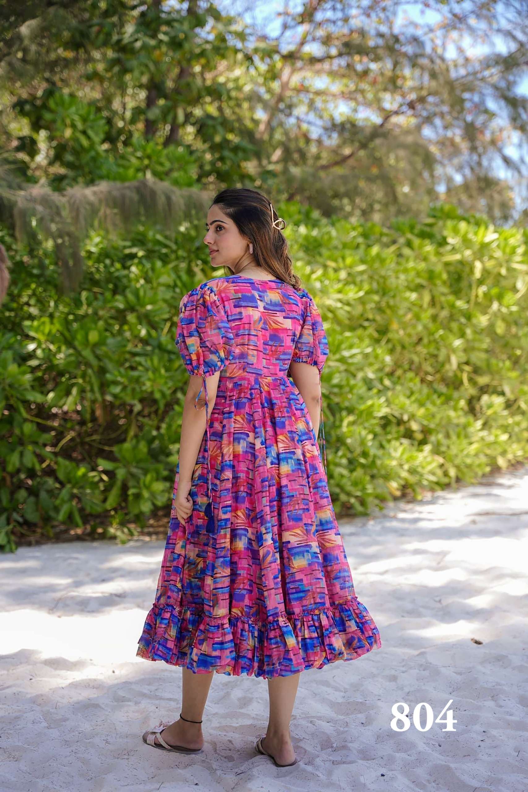 MF CLORA VOL 8 RAYON DIGITAL PRINT FANCY LOOK LADIES GOWN