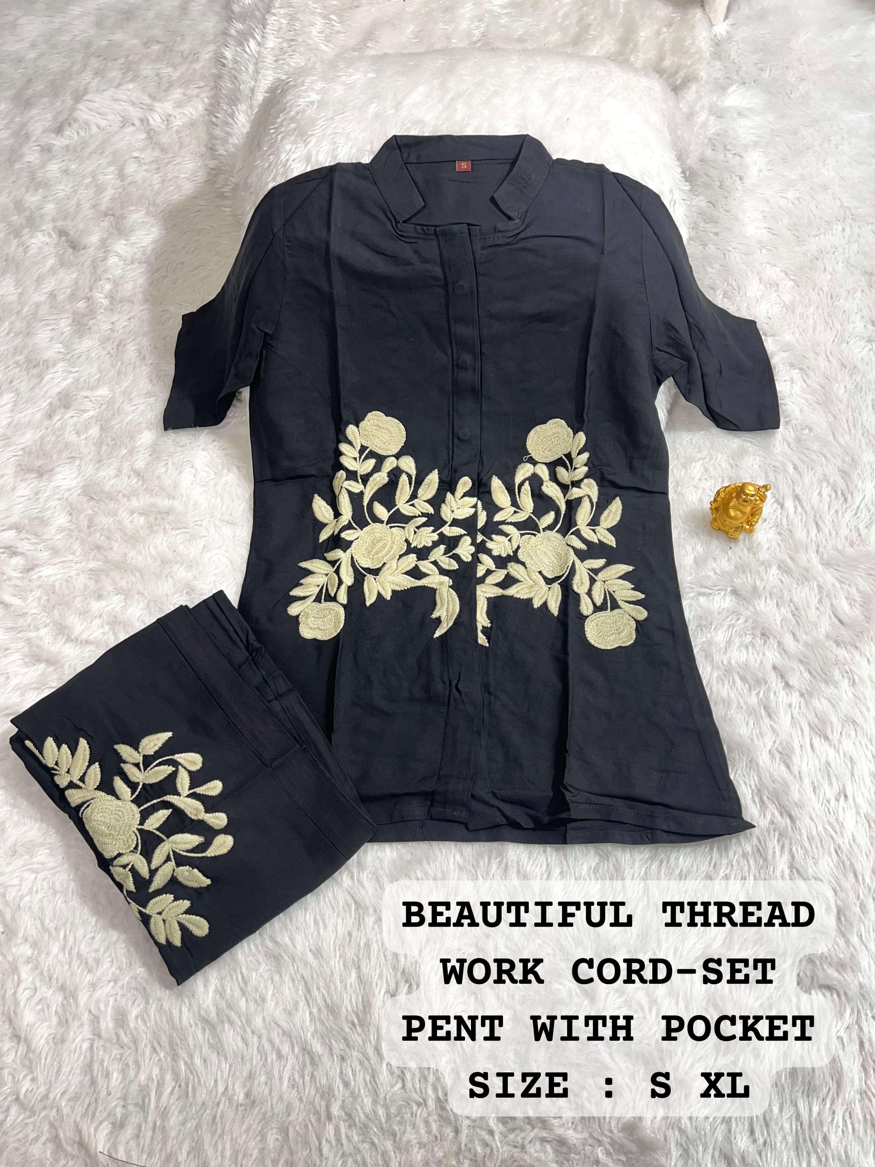 MF CO-ORD SET COLLECTION FANCY CAUSAL WEAR LOOKS TOP WITH PANT SET