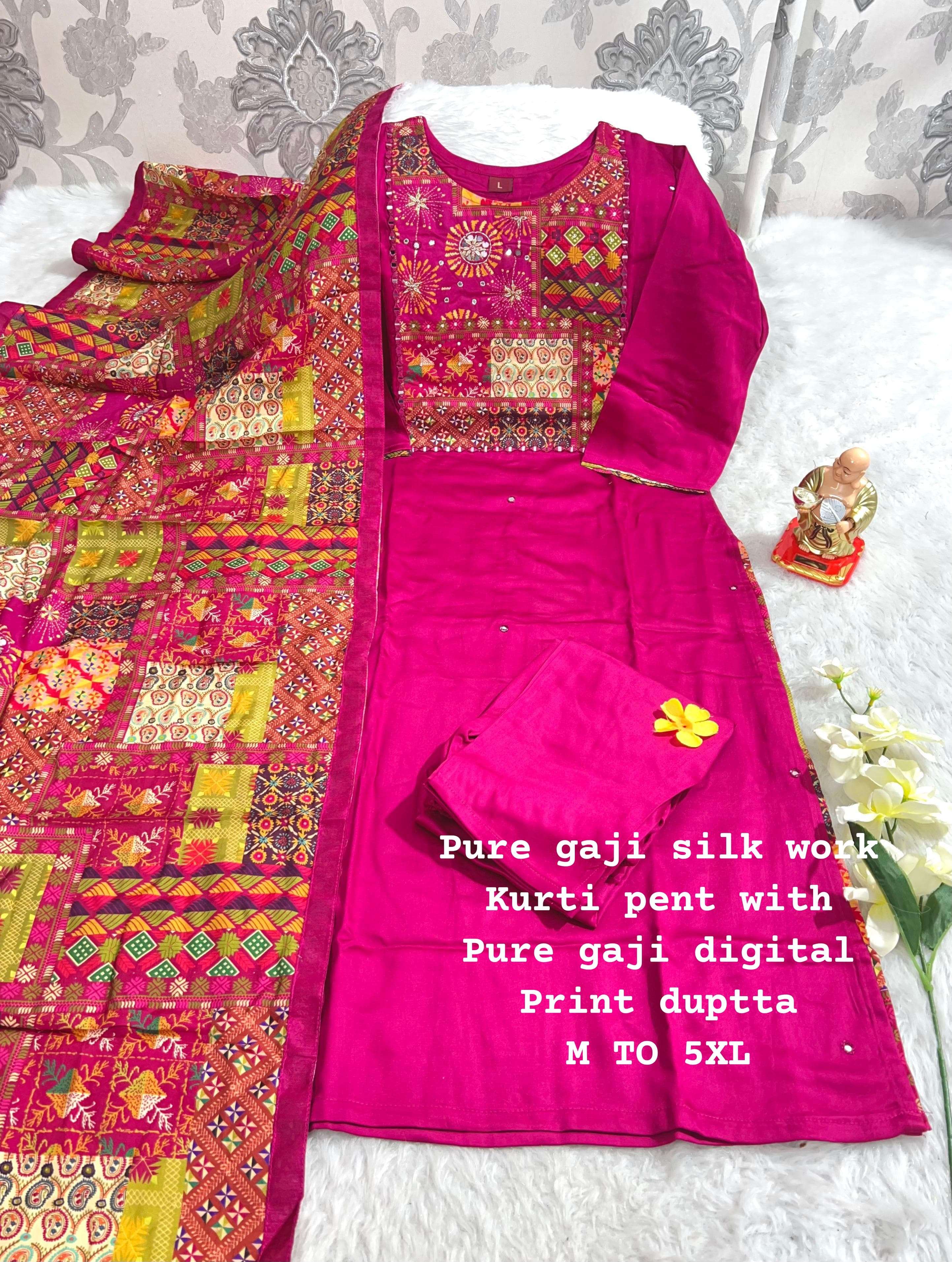 MF FESTIVE WEAR COLLECTIONS SILK DESIGNER READY MADE SUIT