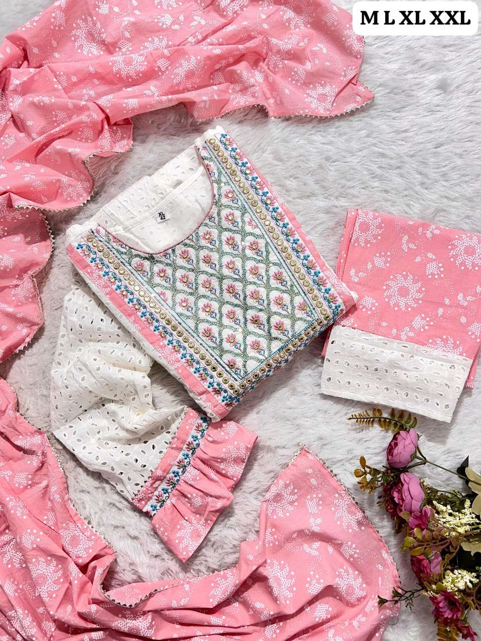 MF NAIRA CUT COLLECTION COTTON BEAUTIFUL LOOK DESIGNER SUIT