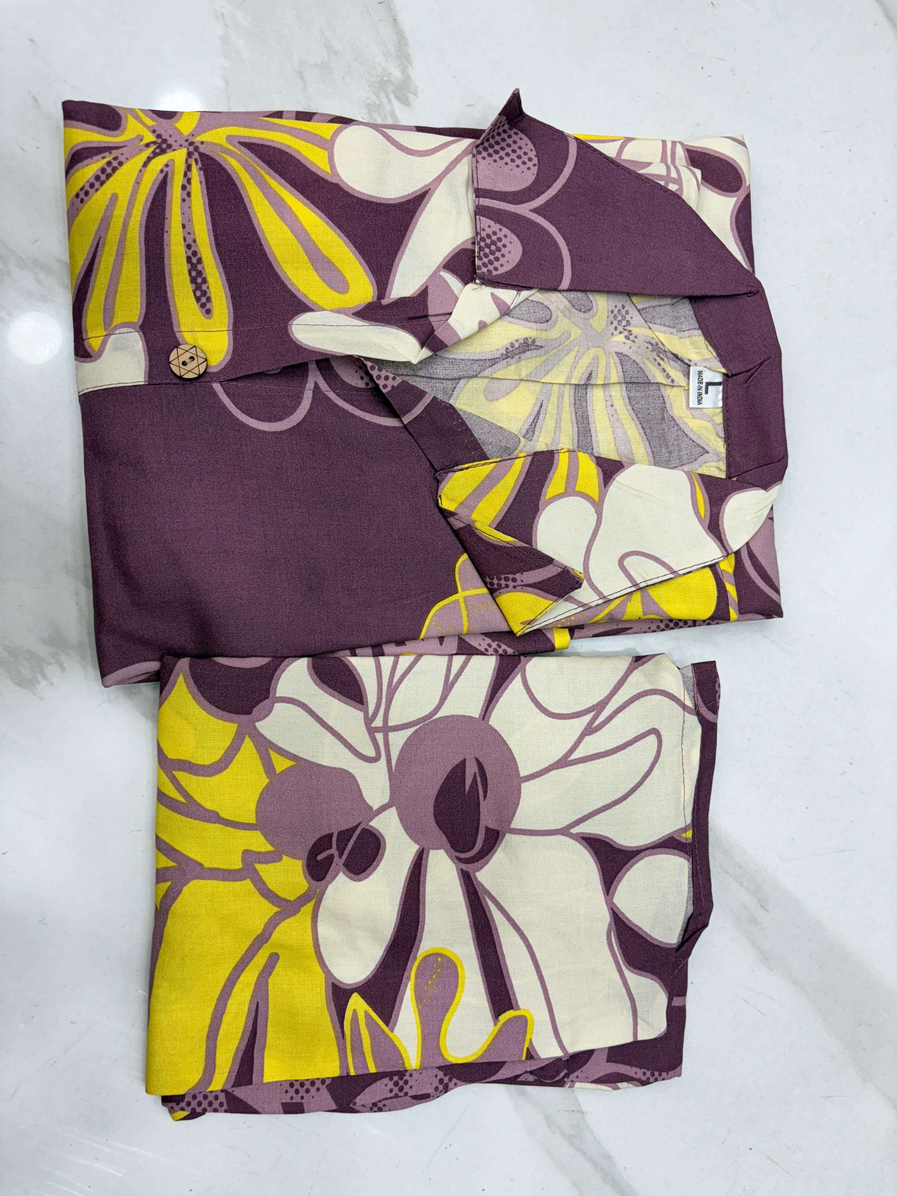 MF PIC & CHOOSE COLECTION RAYON DIGITAL PRINT FANCY SUMMER WEAR CO-ORD SET