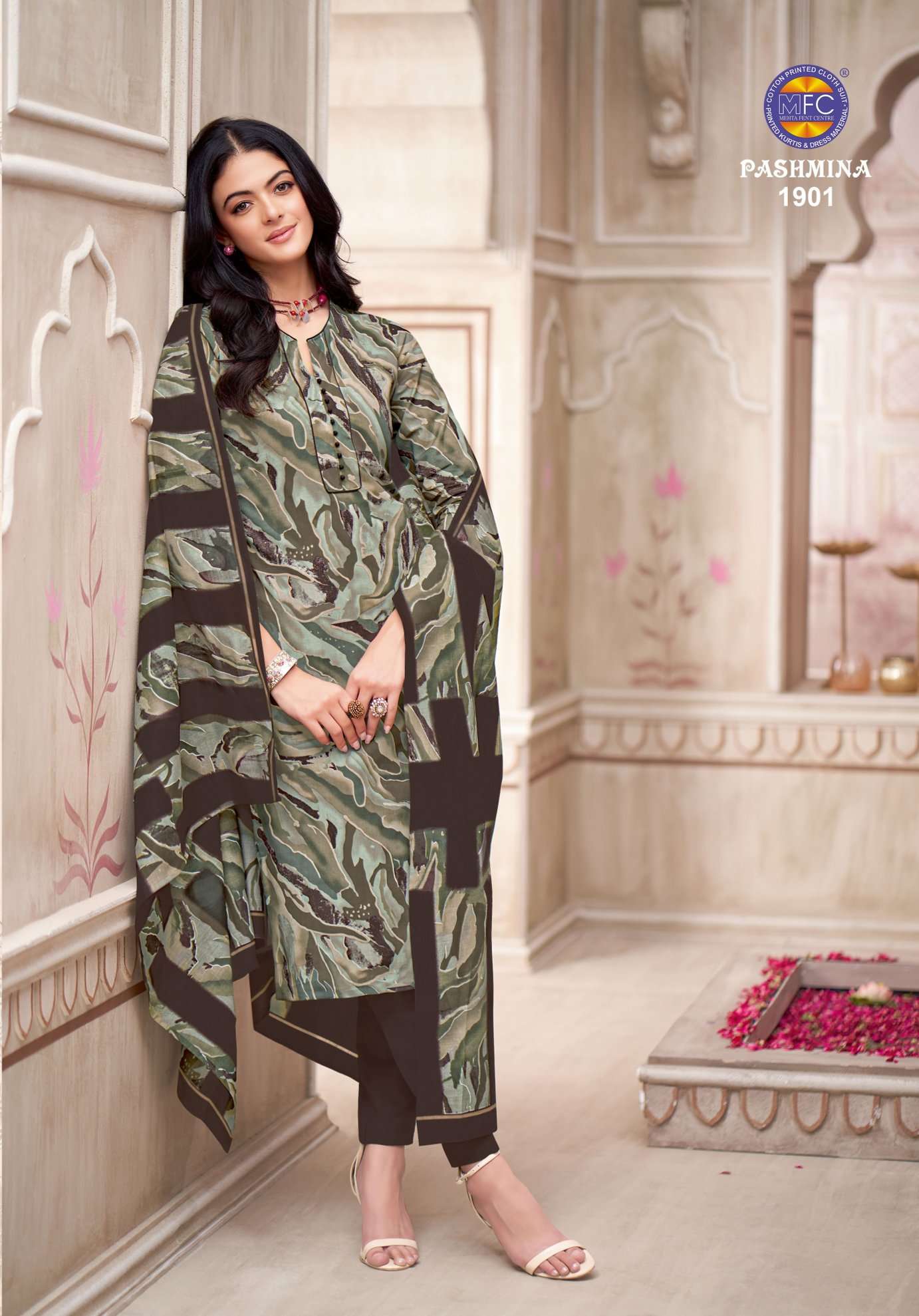 MFC PASHMINA VOL 19 COTTON PRINTED SALWAR SUIT