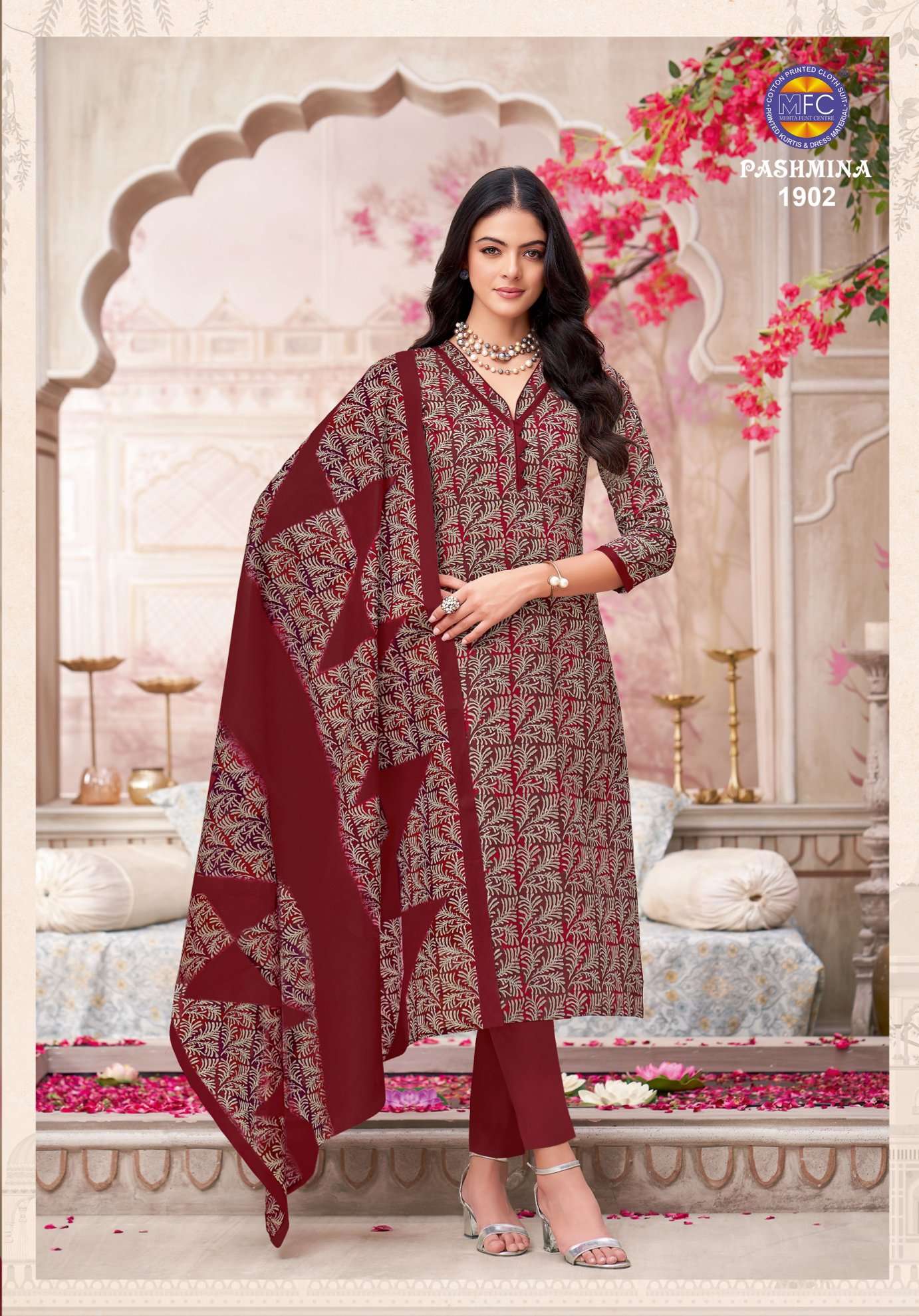 MFC PASHMINA VOL 19 COTTON PRINTED SALWAR SUIT