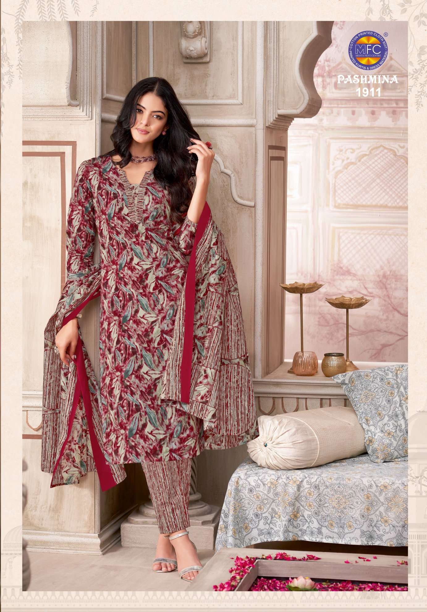 MFC PASHMINA VOL 19 COTTON PRINTED SALWAR SUIT