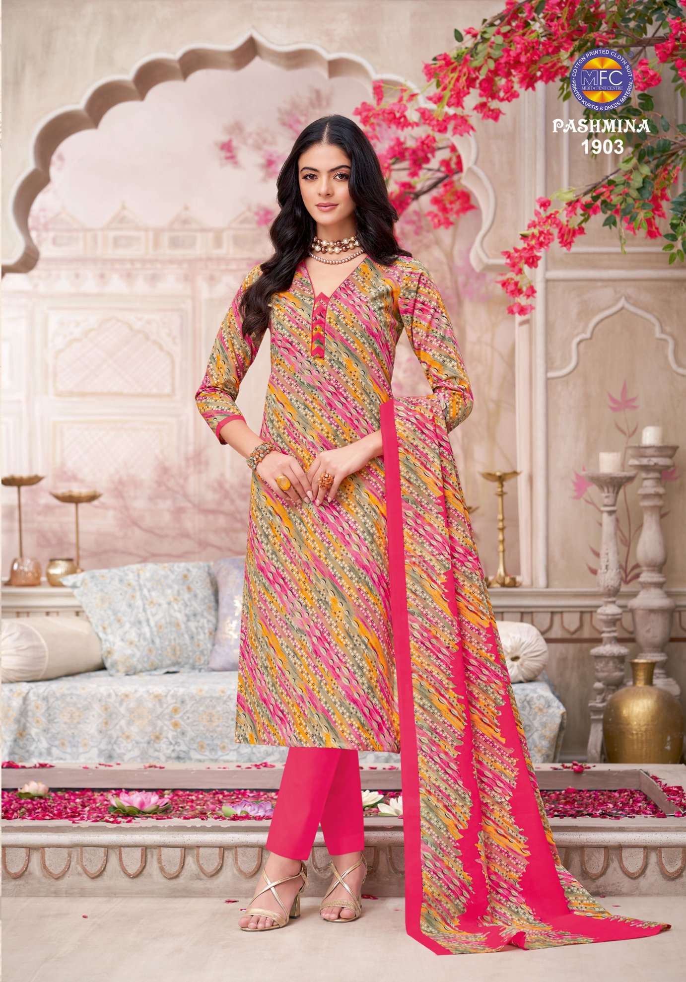 MFC PASHMINA VOL 19 COTTON PRINTED SALWAR SUIT