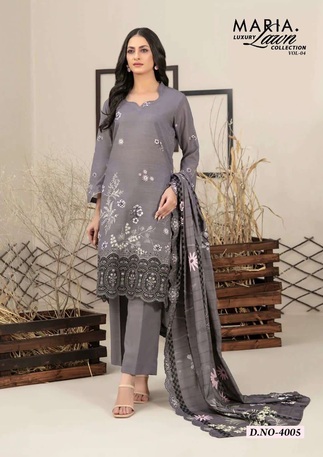 MISS WORLD CHOICE MARIA LUXURY LAWN COLLECTION VOL 4
