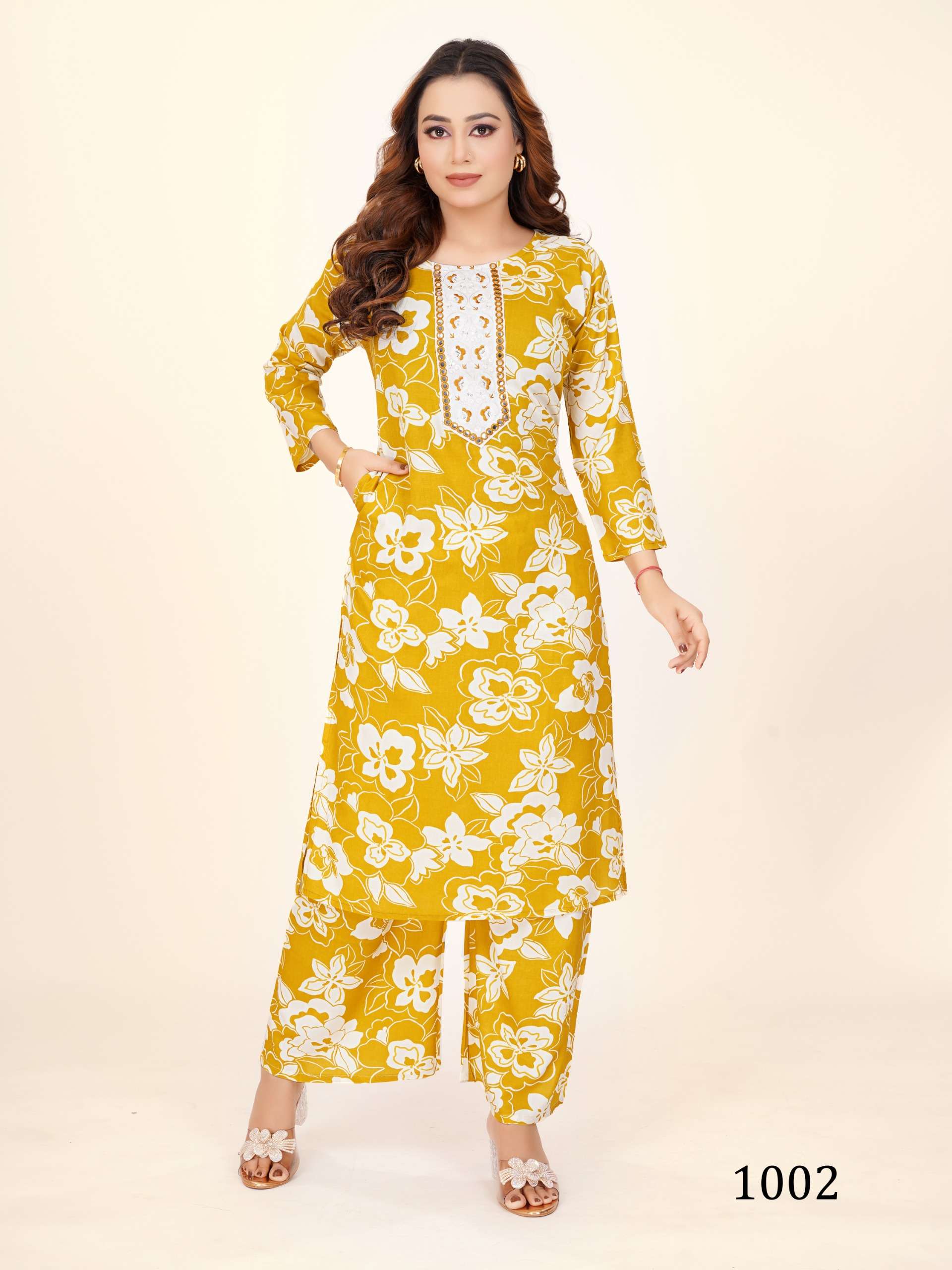 PADMAVATI TEXTILES CHINGARI VOL 2 RAYON PRINT FANCY KURTI WITH BOTTOM SET