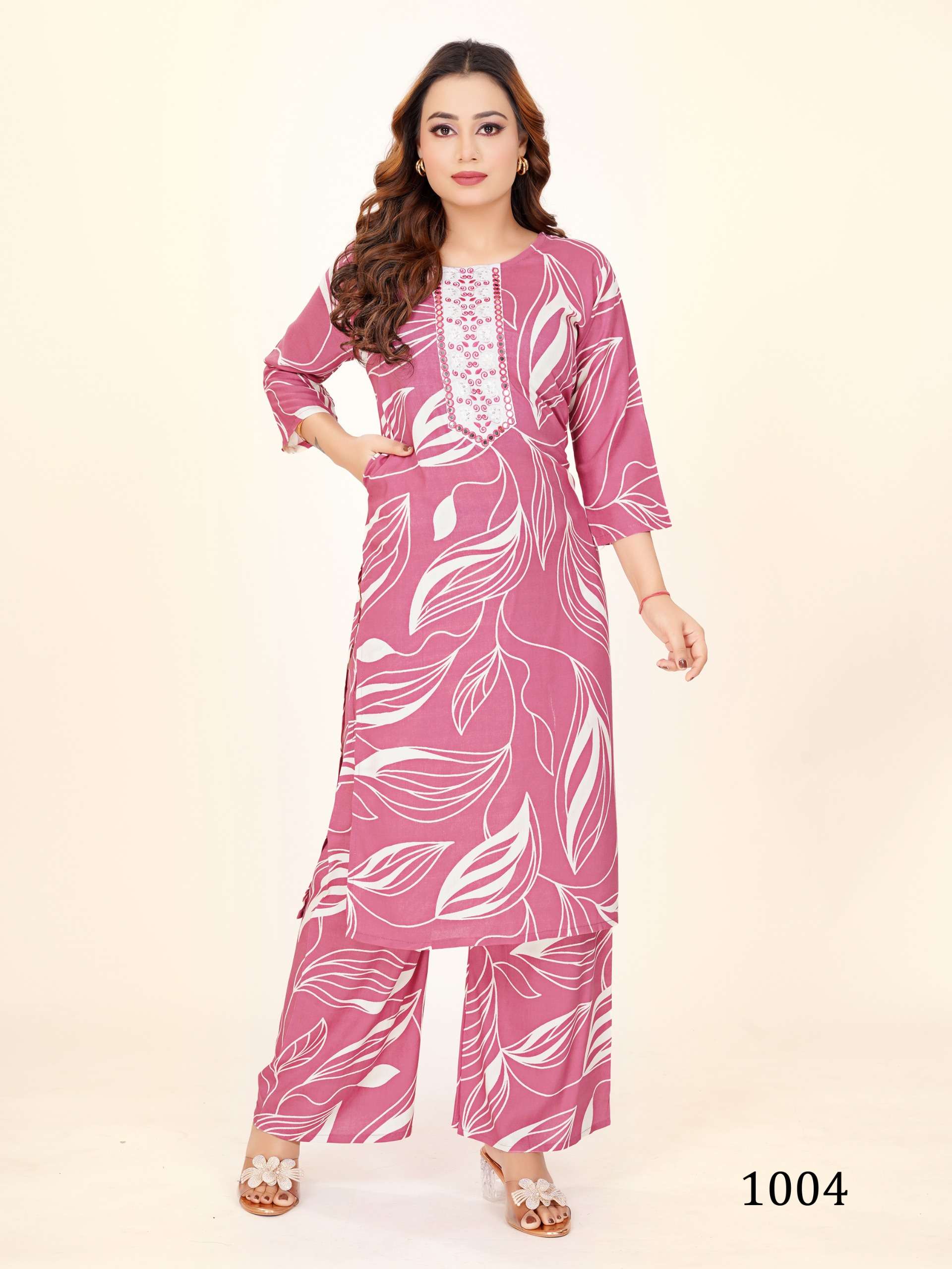 PADMAVATI TEXTILES CHINGARI VOL 2 RAYON PRINT FANCY KURTI WITH BOTTOM SET