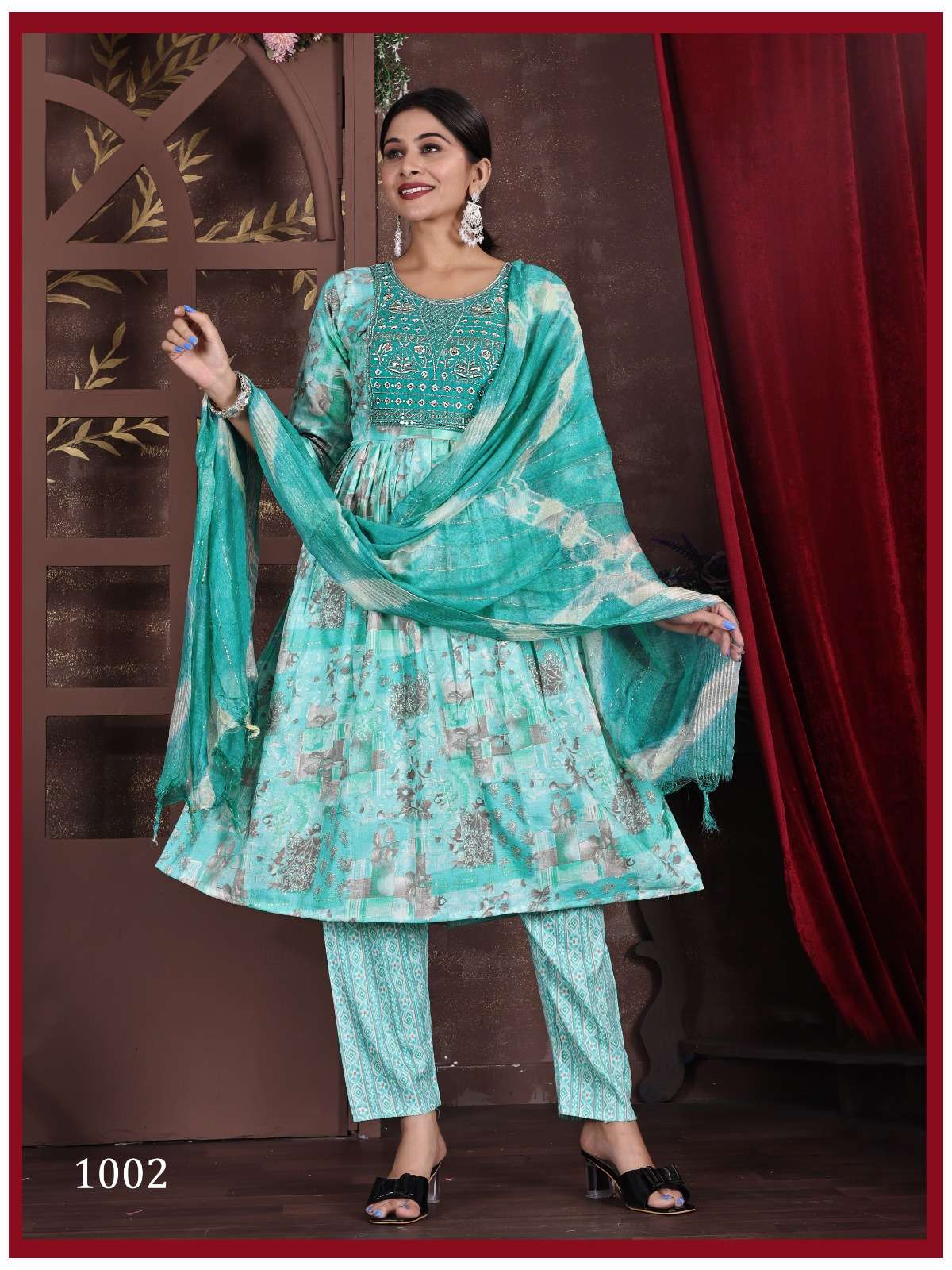 PADMAVATI TEXTILES DEEPIKA VOL 3 CAPSULE PRINT NAIRA CUT STYLE KURTI SET