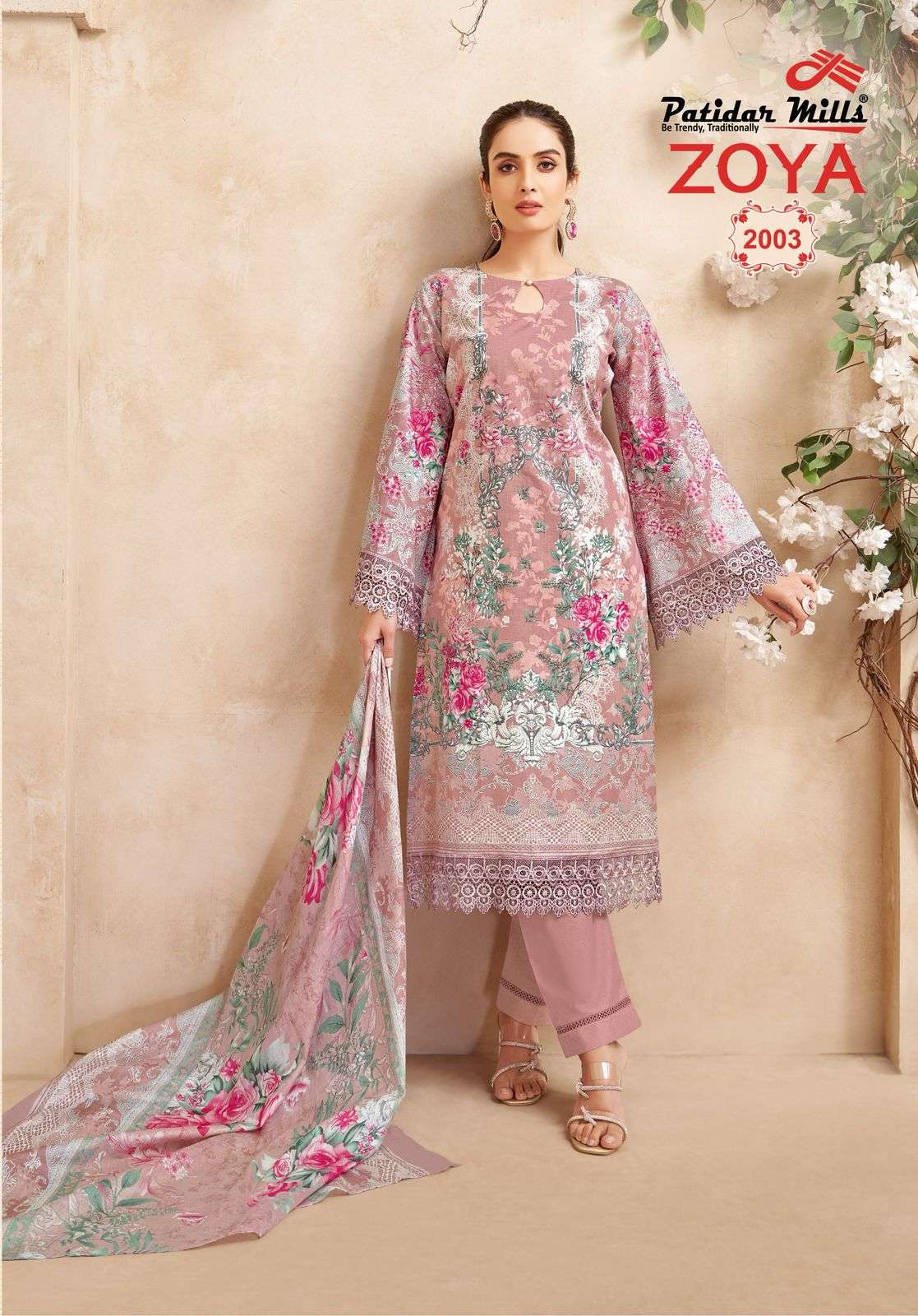 PATIDAR MILLS ZOYA VOL 2 COTTON DIGITAL PRINT LADIES SUIT