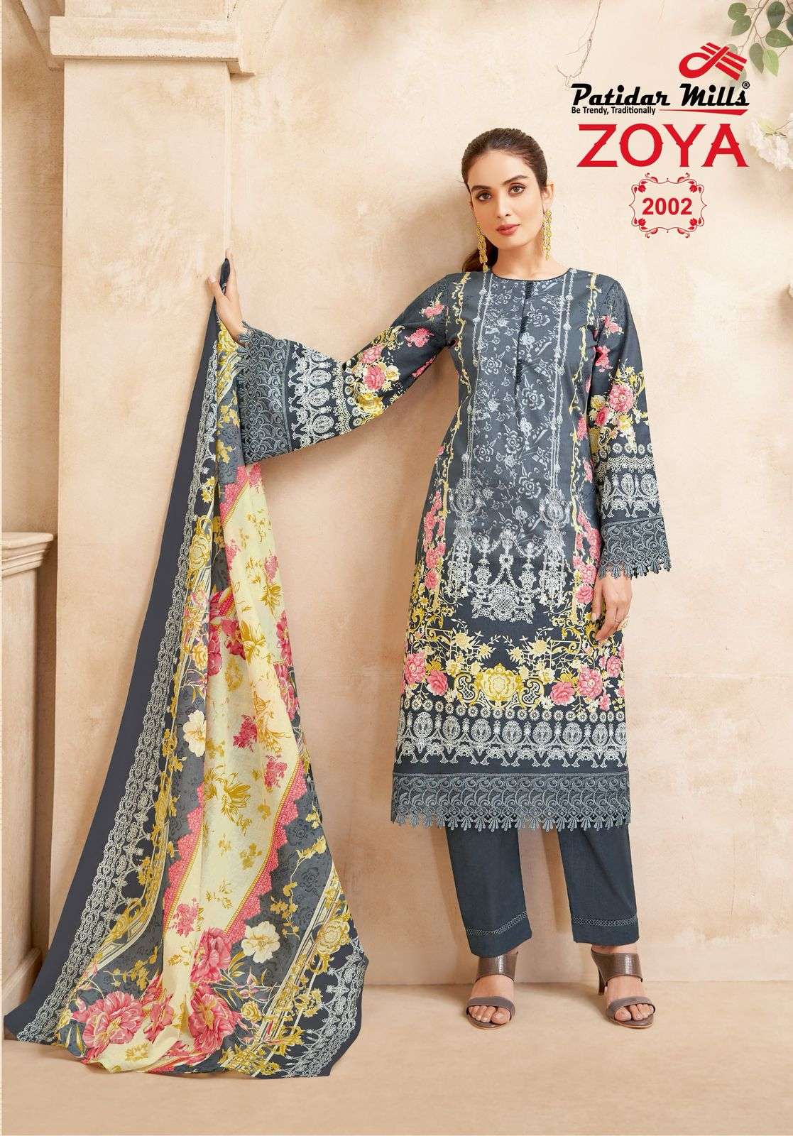 PATIDAR MILLS ZOYA VOL 2 COTTON DIGITAL PRINT LADIES SUIT