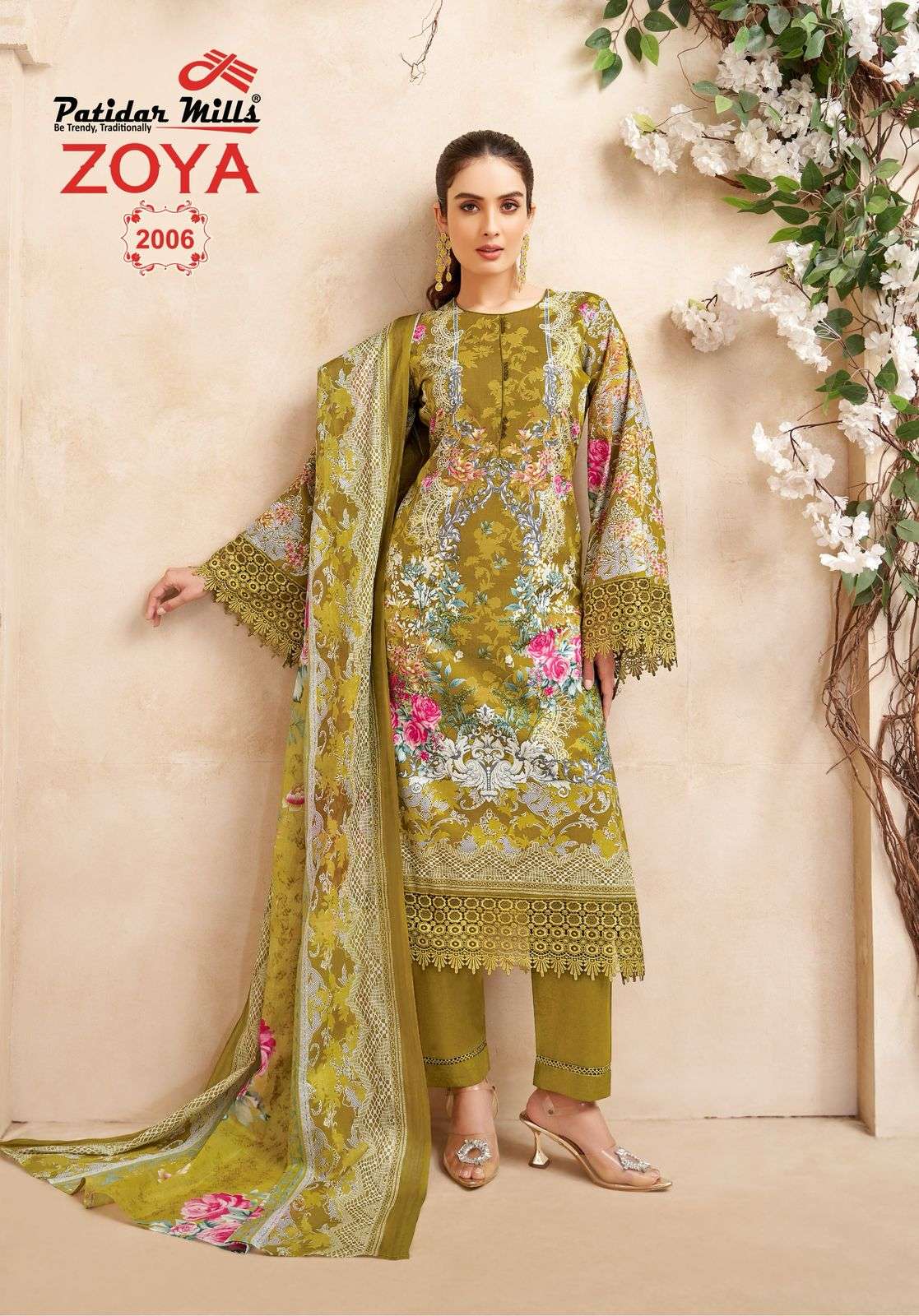 PATIDAR MILLS ZOYA VOL 2 COTTON DIGITAL PRINT LADIES SUIT