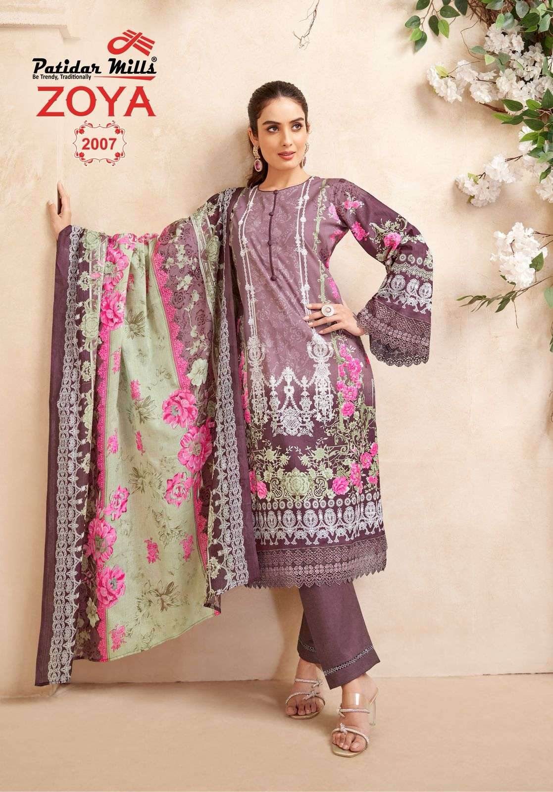 PATIDAR MILLS ZOYA VOL 2 COTTON DIGITAL PRINT LADIES SUIT