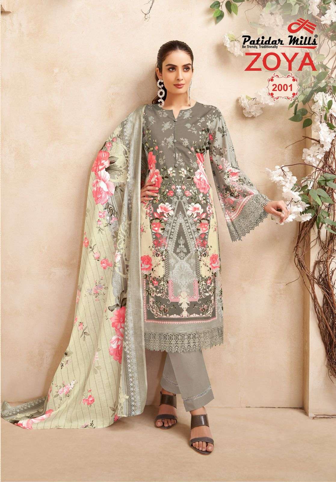 PATIDAR MILLS ZOYA VOL 2 COTTON DIGITAL PRINT LADIES SUIT