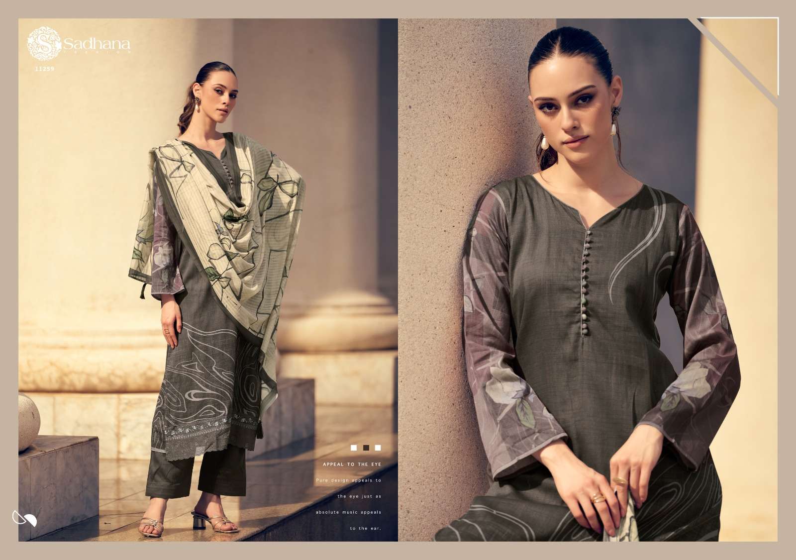 SADHANA FASHION ZAYAN JAM COTTON DIGITAL PRINT WITH FANCY WORK SUIT
