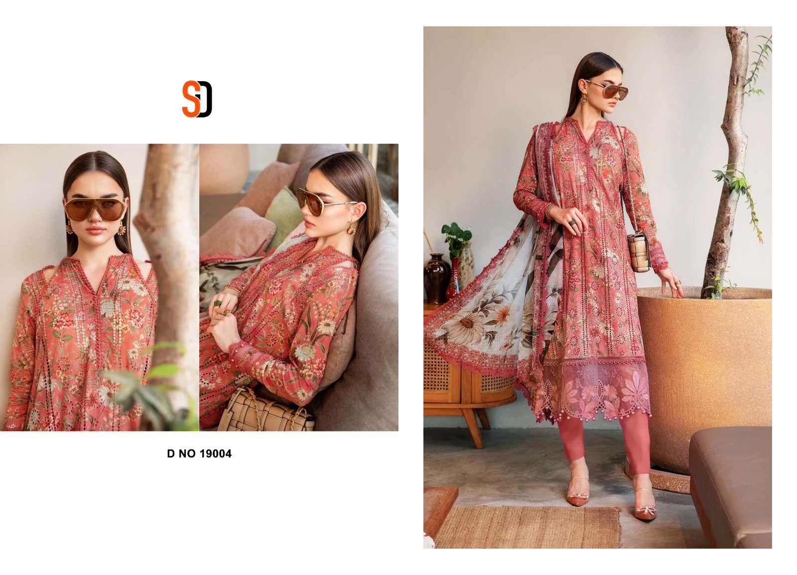 SHARADDHA DESIGNER MARIA B CHIKANKARI COTTON COLLECTION VOL 19