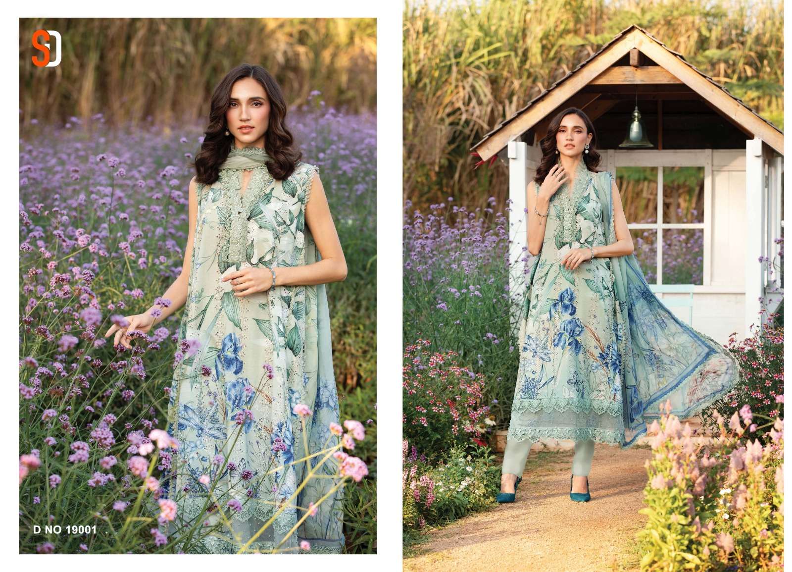 SHARADDHA DESIGNER MARIA B CHIKANKARI COTTON COLLECTION VOL 19