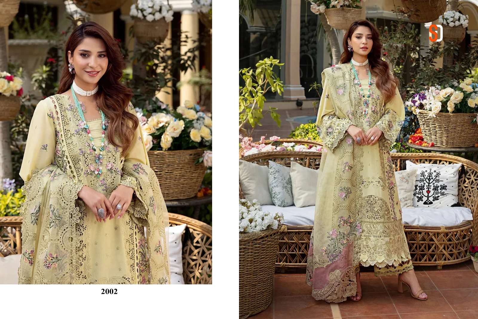 SHRADDHA DESIGNER ELAF VOL 2 COTTON EMBROIDERED PAKISTANI SUIT
