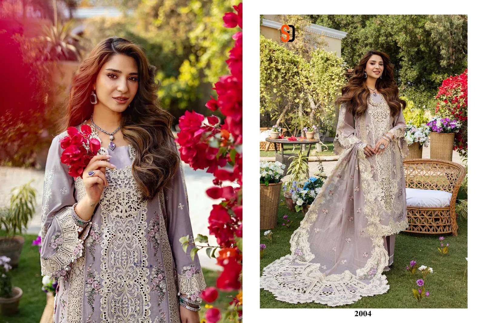 SHRADDHA DESIGNER ELAF VOL 2 COTTON EMBROIDERED PAKISTANI SUIT