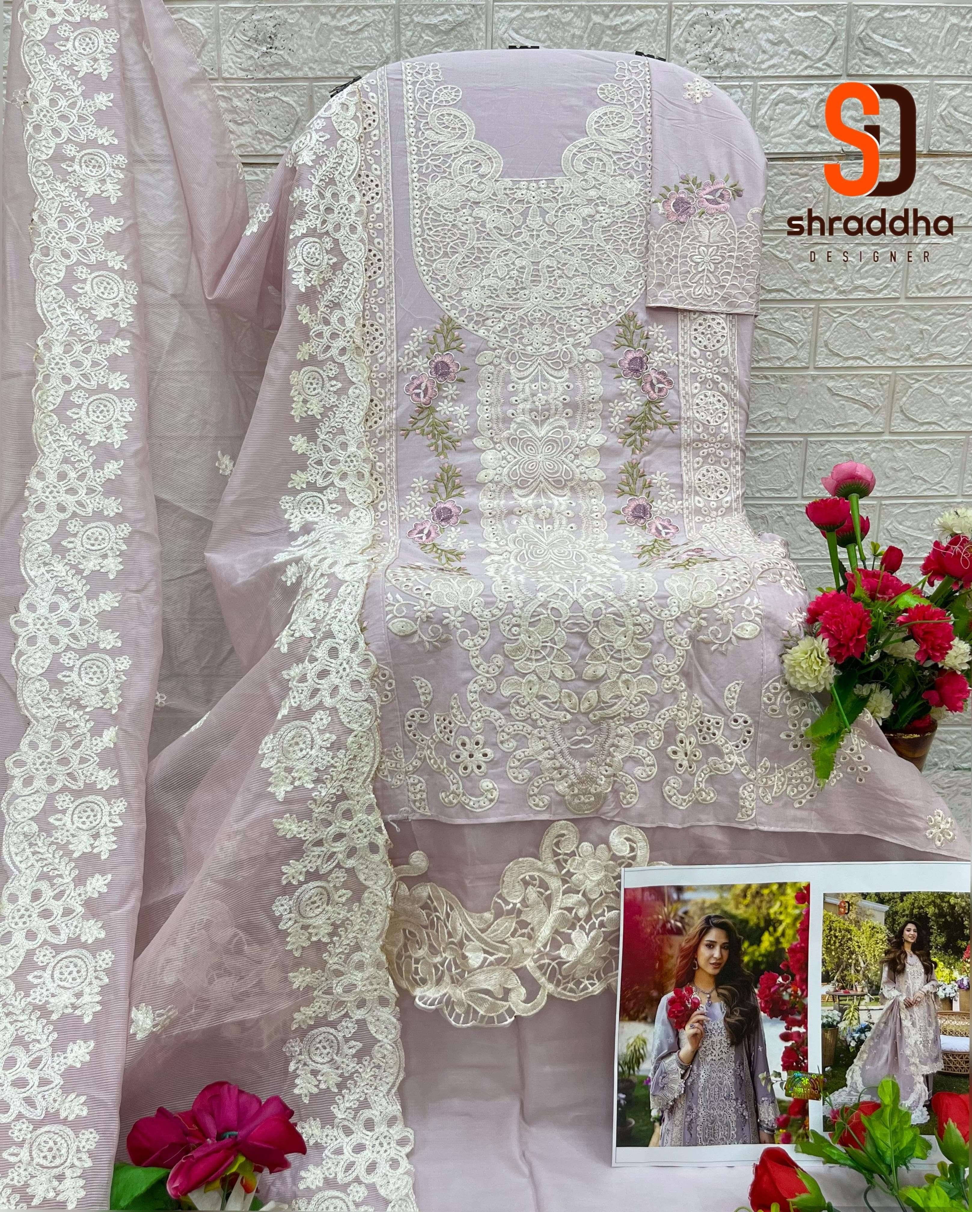 SHRADDHA DESIGNER ELAF VOL 2 COTTON EMBROIDERED PAKISTANI SUIT
