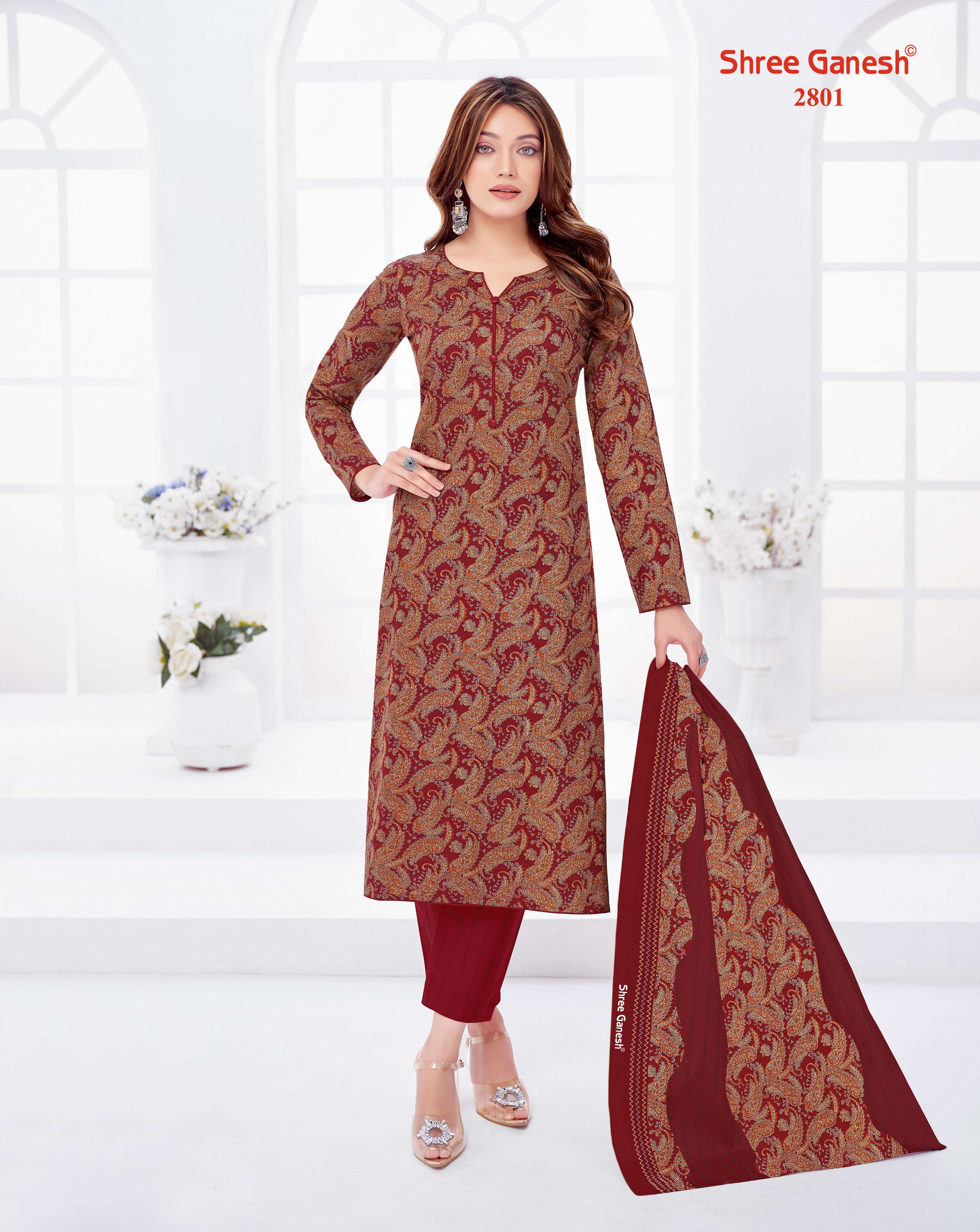 SHREE GANESH SAMAIYRA VOL 18 COTTON PRINT SALWAR SUIT