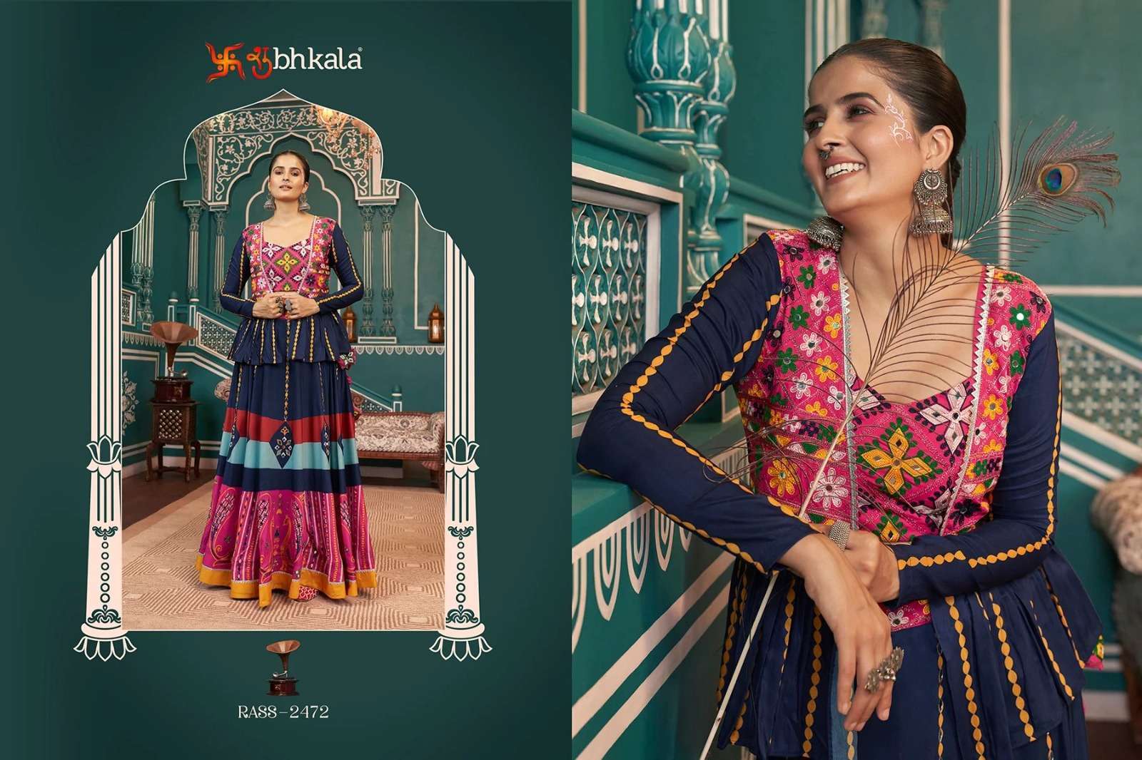SHUBHKALA RAAS VOL 18 NAVRATRI WEAR JACKET STYLE CHANIYA CHOLI
