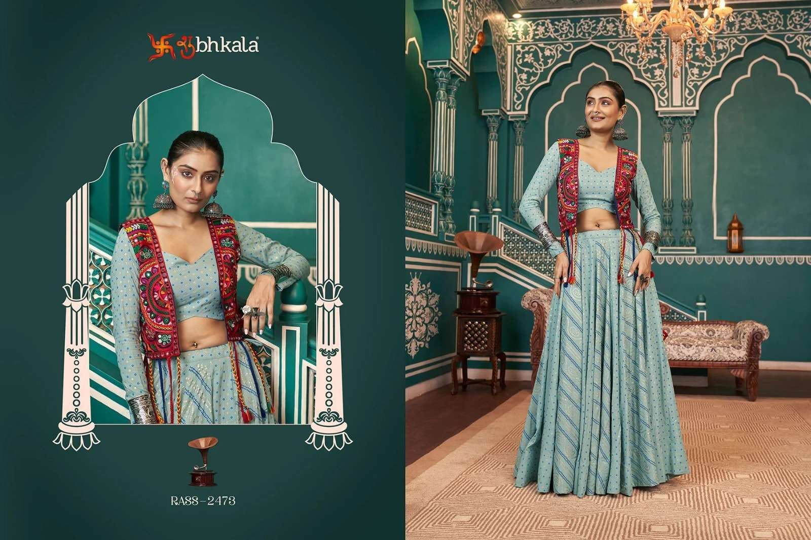 SHUBHKALA RAAS VOL 18 NAVRATRI WEAR JACKET STYLE CHANIYA CHOLI