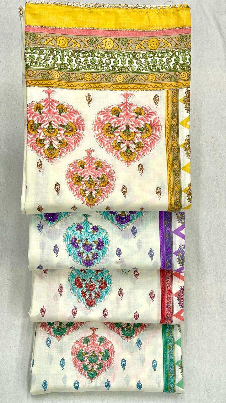 SIARA NON CATALOG VOL 4 COTTON PRINT WITH WORK SUIT