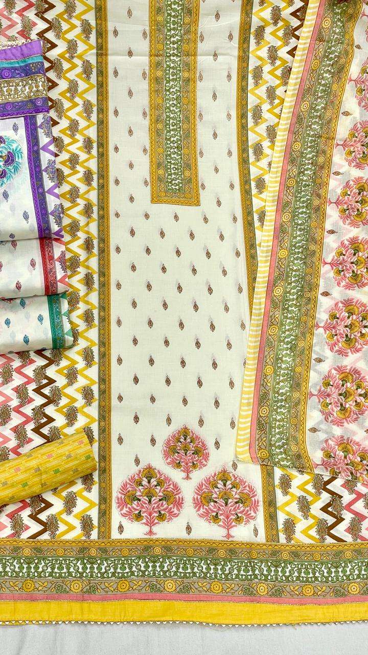 SIARA NON CATALOG VOL 4 COTTON PRINT WITH WORK SUIT