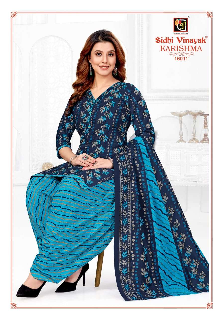 SIDHI VINAYAK KARISHMA VOL 16 COTTON PATIYALA DRESS