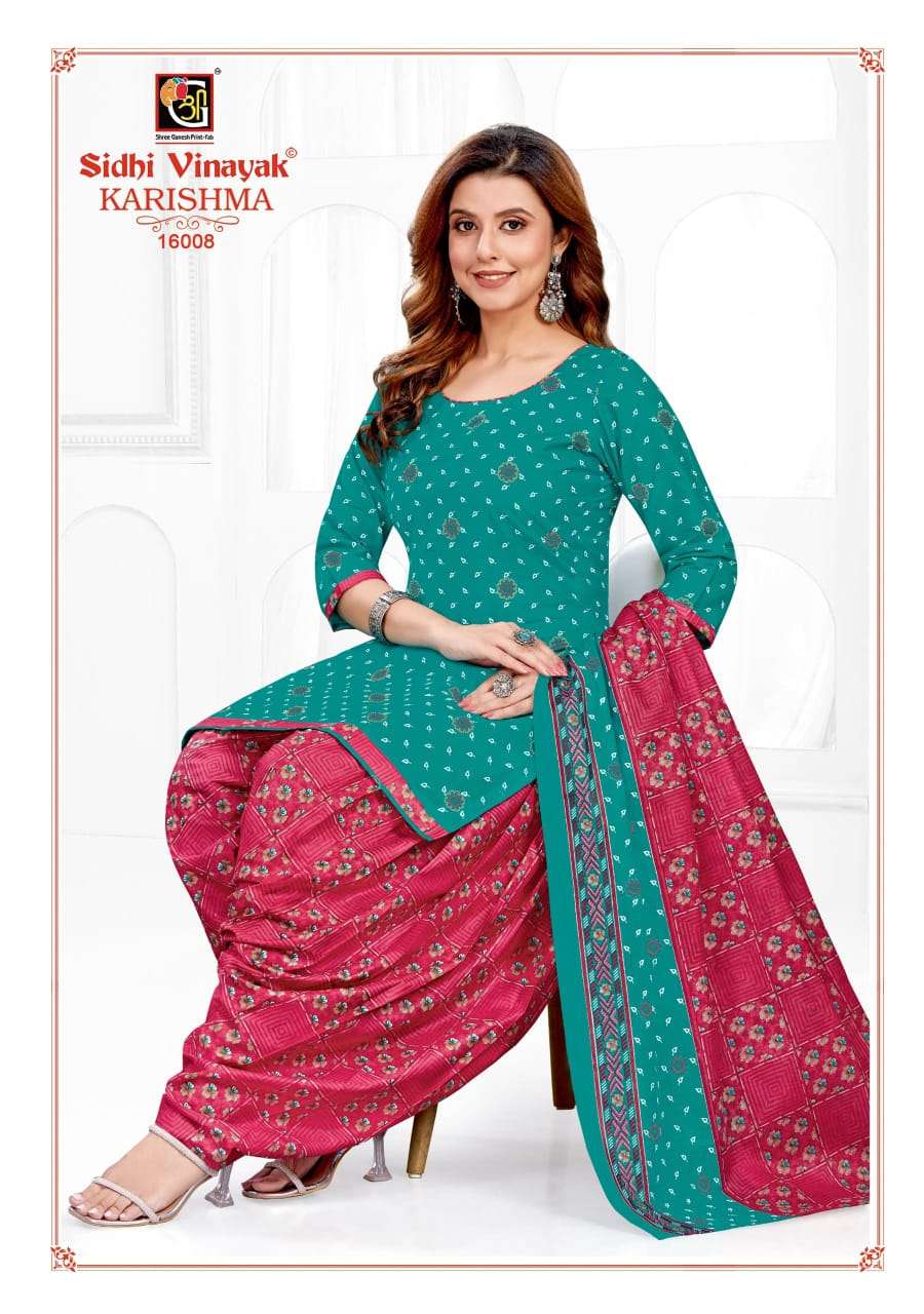 SIDHI VINAYAK KARISHMA VOL 16 COTTON PATIYALA DRESS