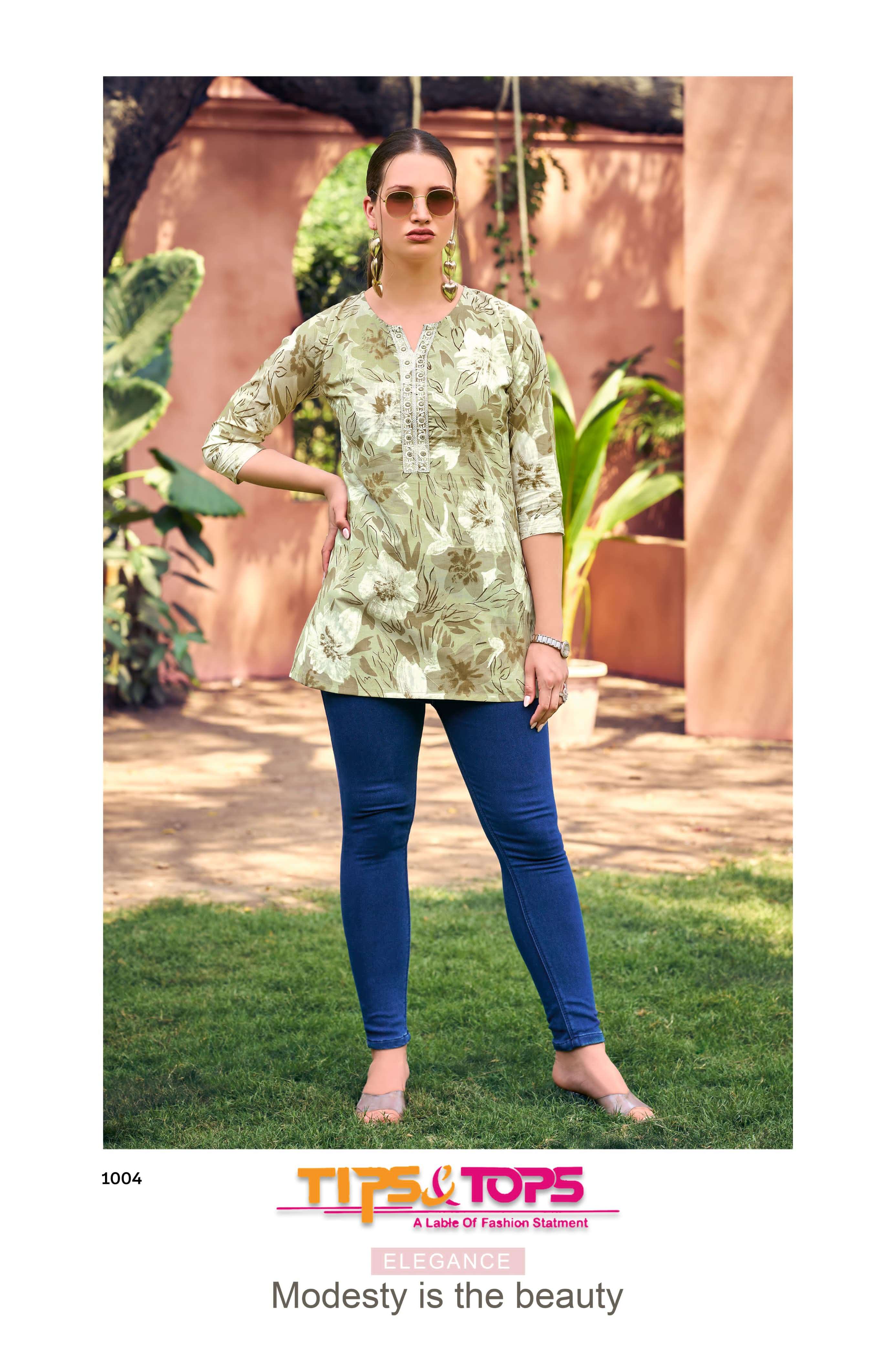 TIPS AND TOPS COTTON CANDY VOL 6 FANCY SUMMER LADIES TOP