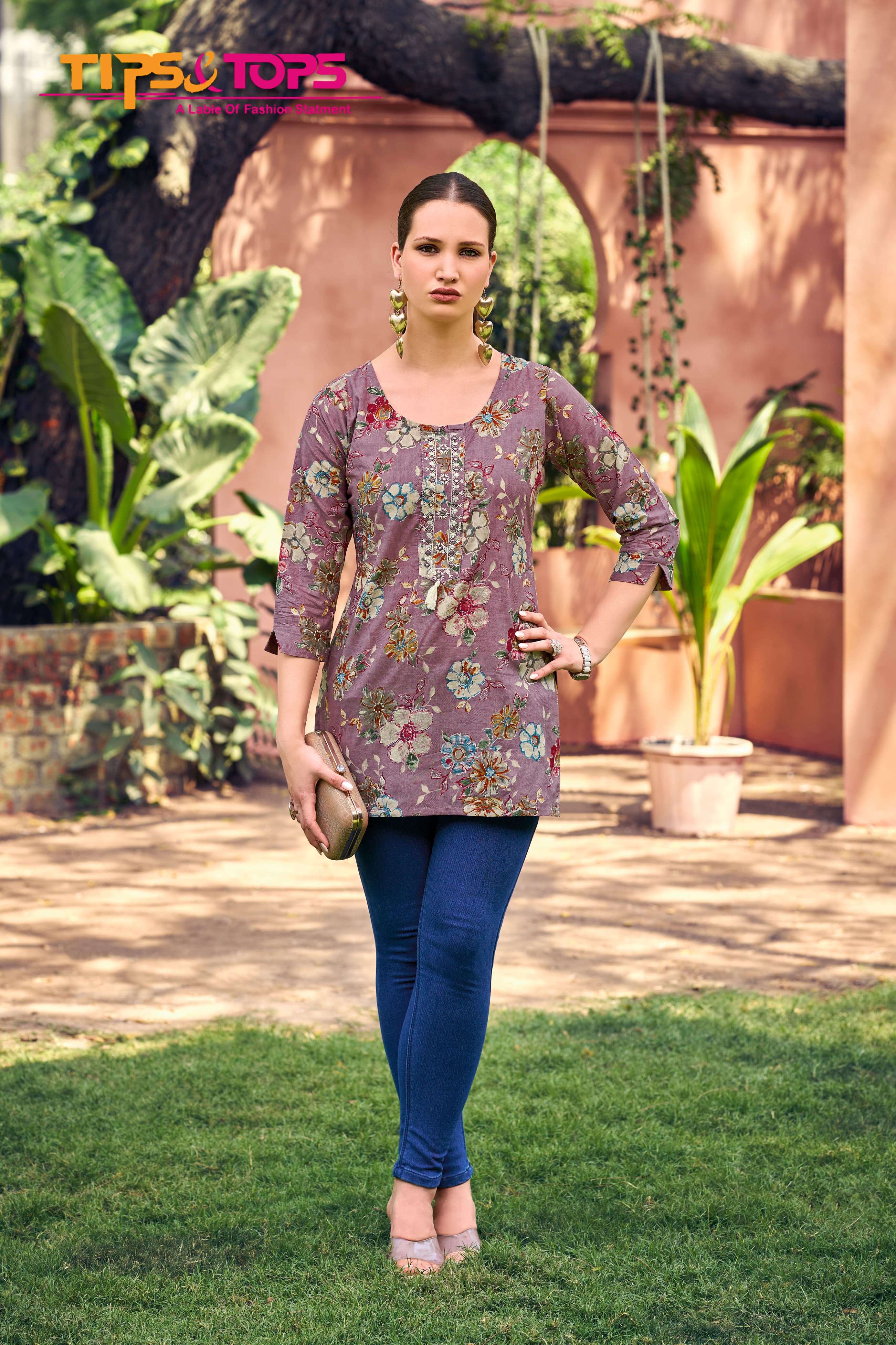 TIPS AND TOPS COTTON CANDY VOL 6 FANCY SUMMER LADIES TOP