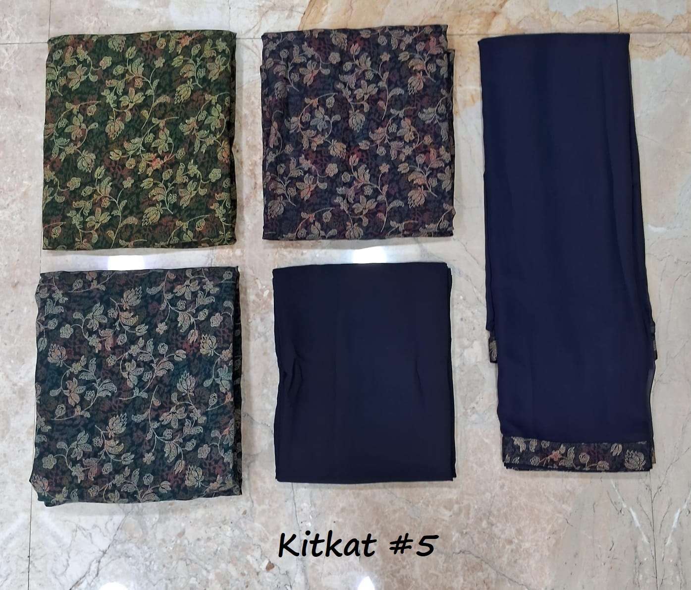 VISHWAM FABRICS KITKAT CREPE GEORGETTE DIGITAL PRINT WITH WORK SUIT