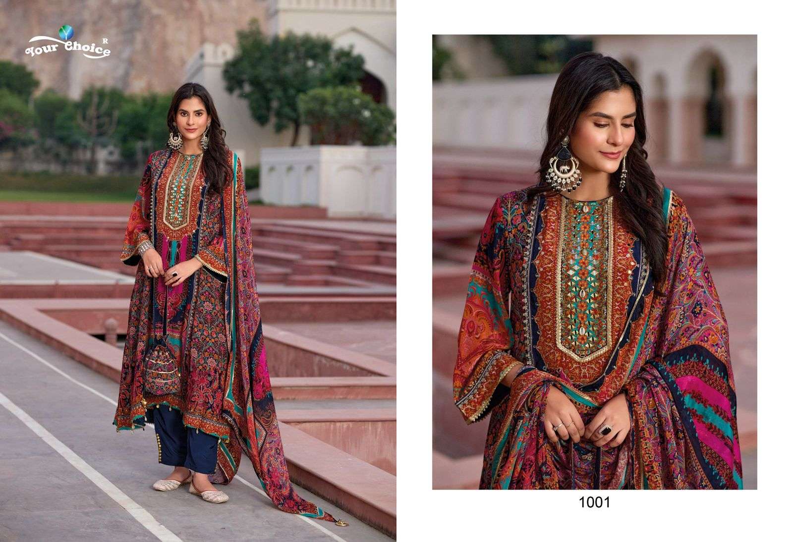 YOUR CHOICE ASIM JOFA PAKISTANI STYLE DESIGNER READY MADE SUIT