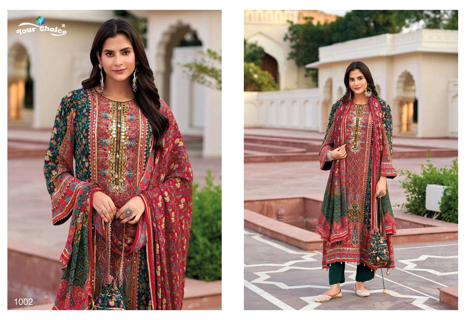 YOUR CHOICE ASIM JOFA PAKISTANI STYLE DESIGNER READY MADE SUIT