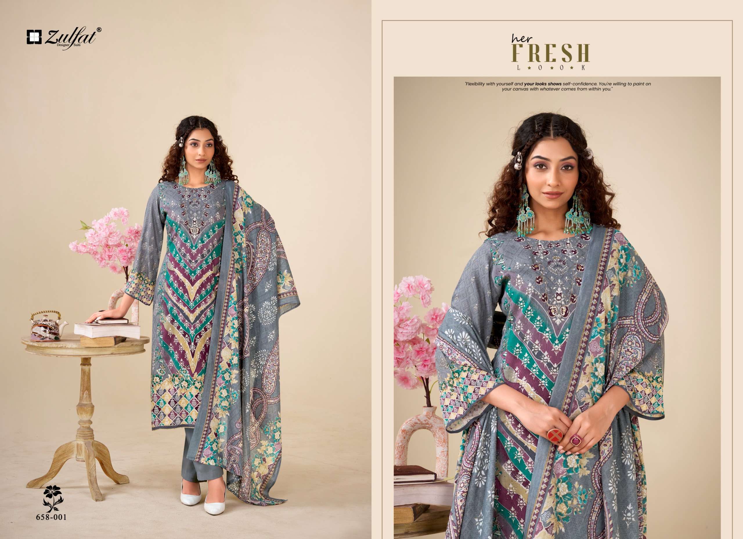ZULFAT DESIGNER SUITS AAYAT VOL 16 RAYON PRINT WITH FANCY WORK SUIT